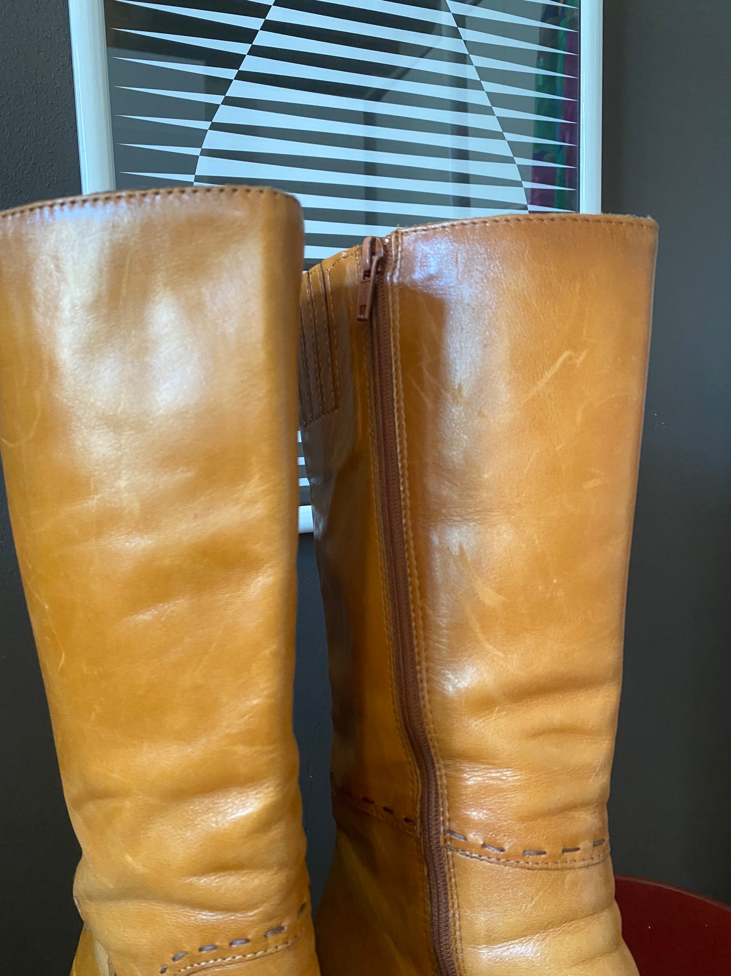 Stivali vintage anni 70/80 tacco medio