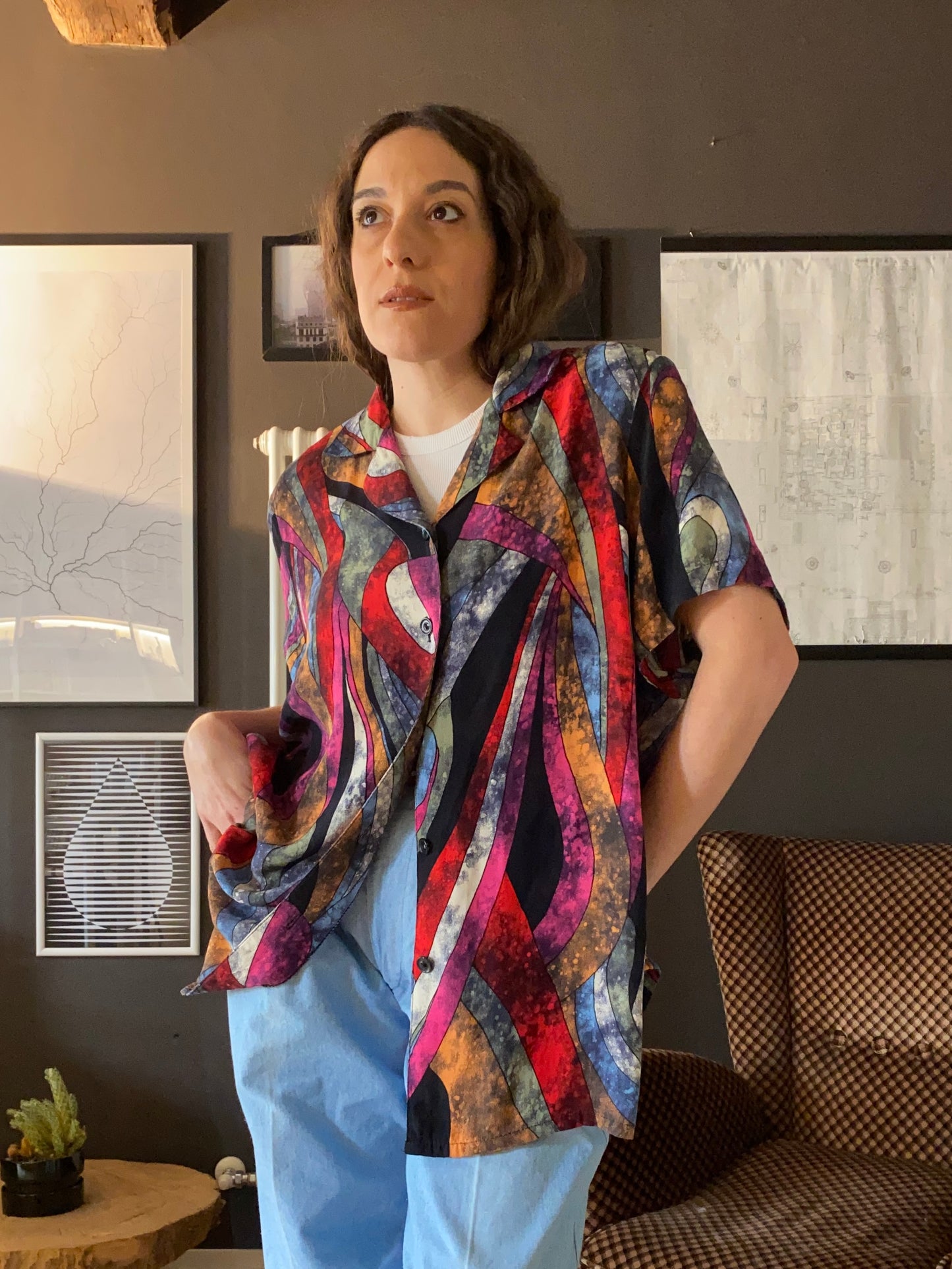 Camicia multicolor anni 90