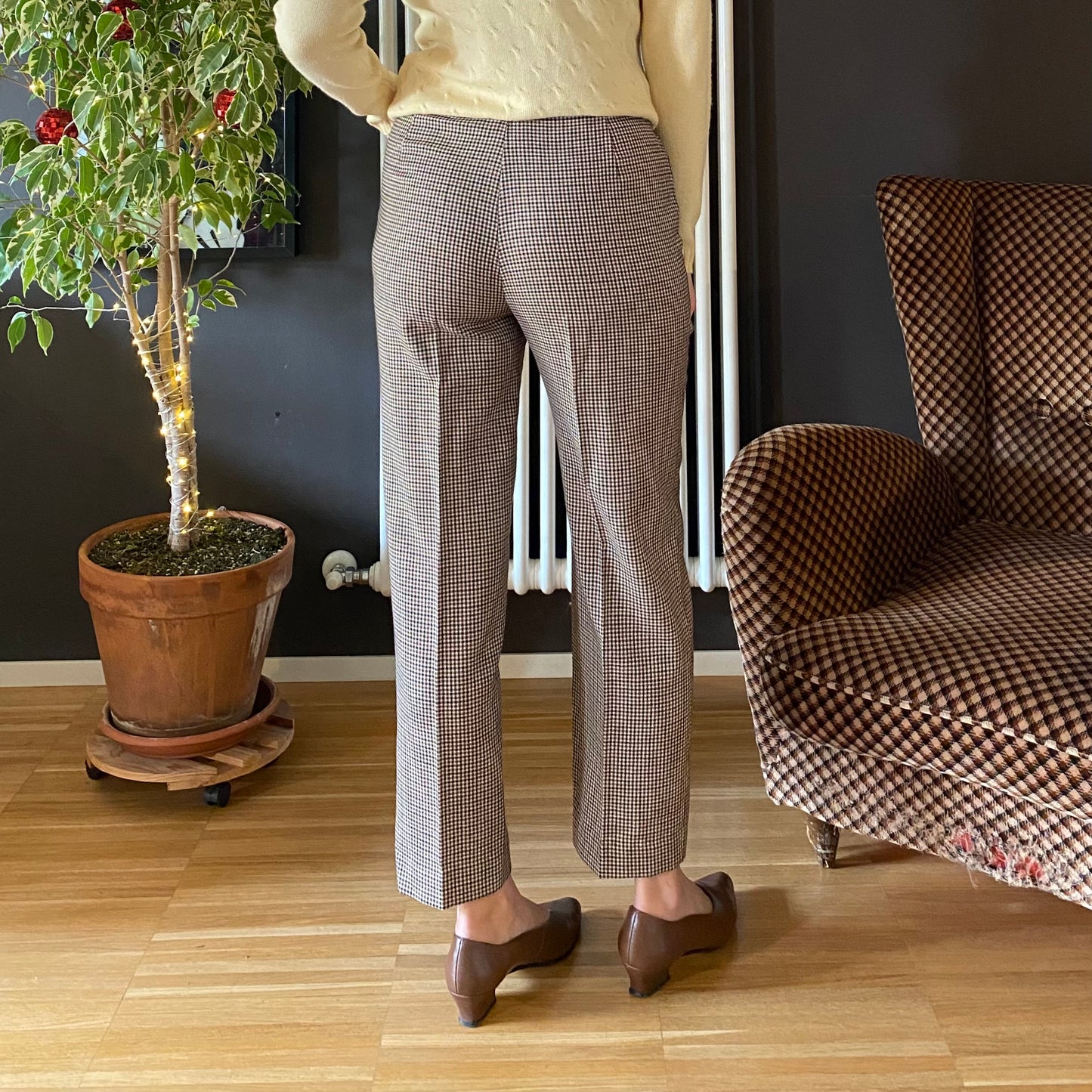 Pantalone tartan lana