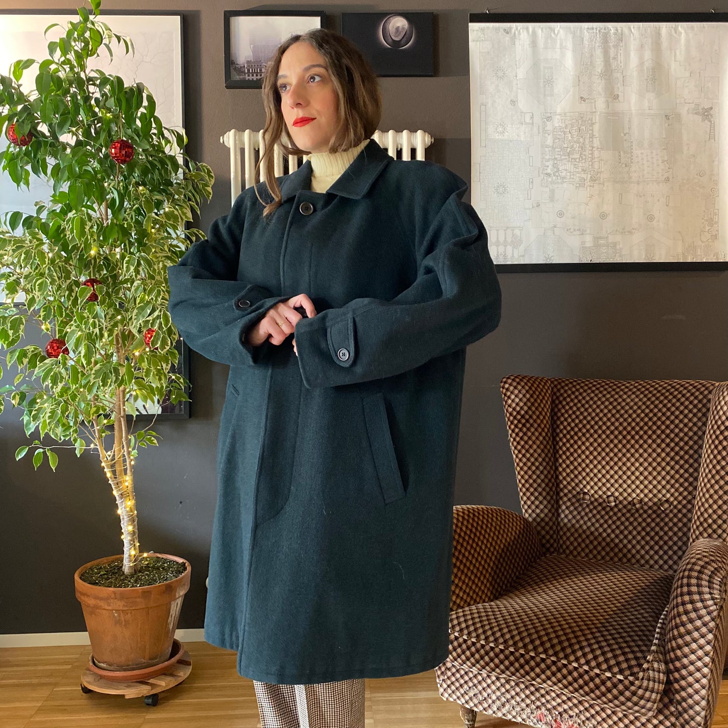 Cappotto loden verde