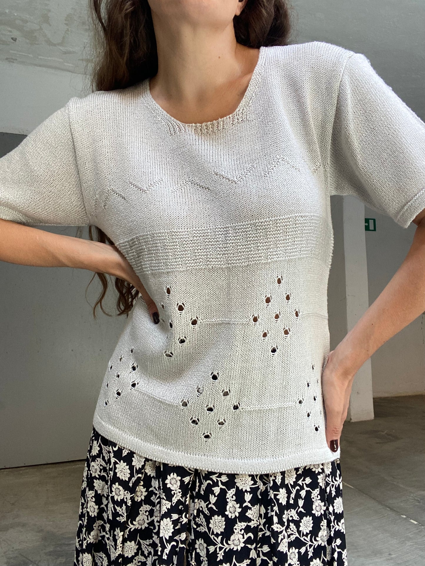 T-shirt anni 80 in maglina