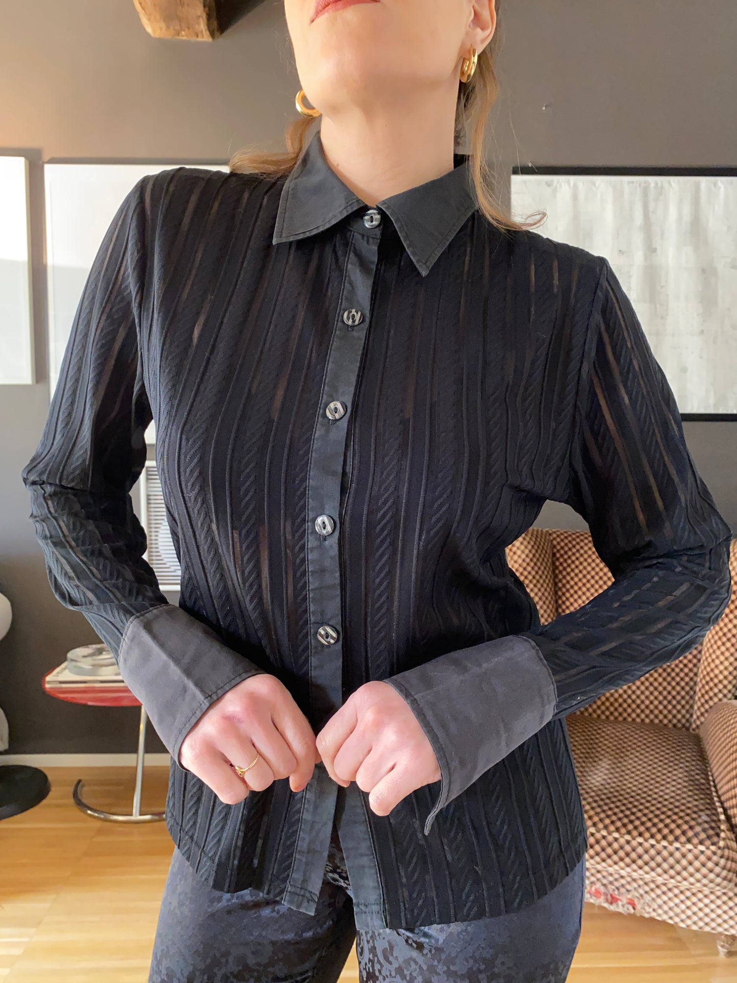 Camicia anni 2000 trasparente