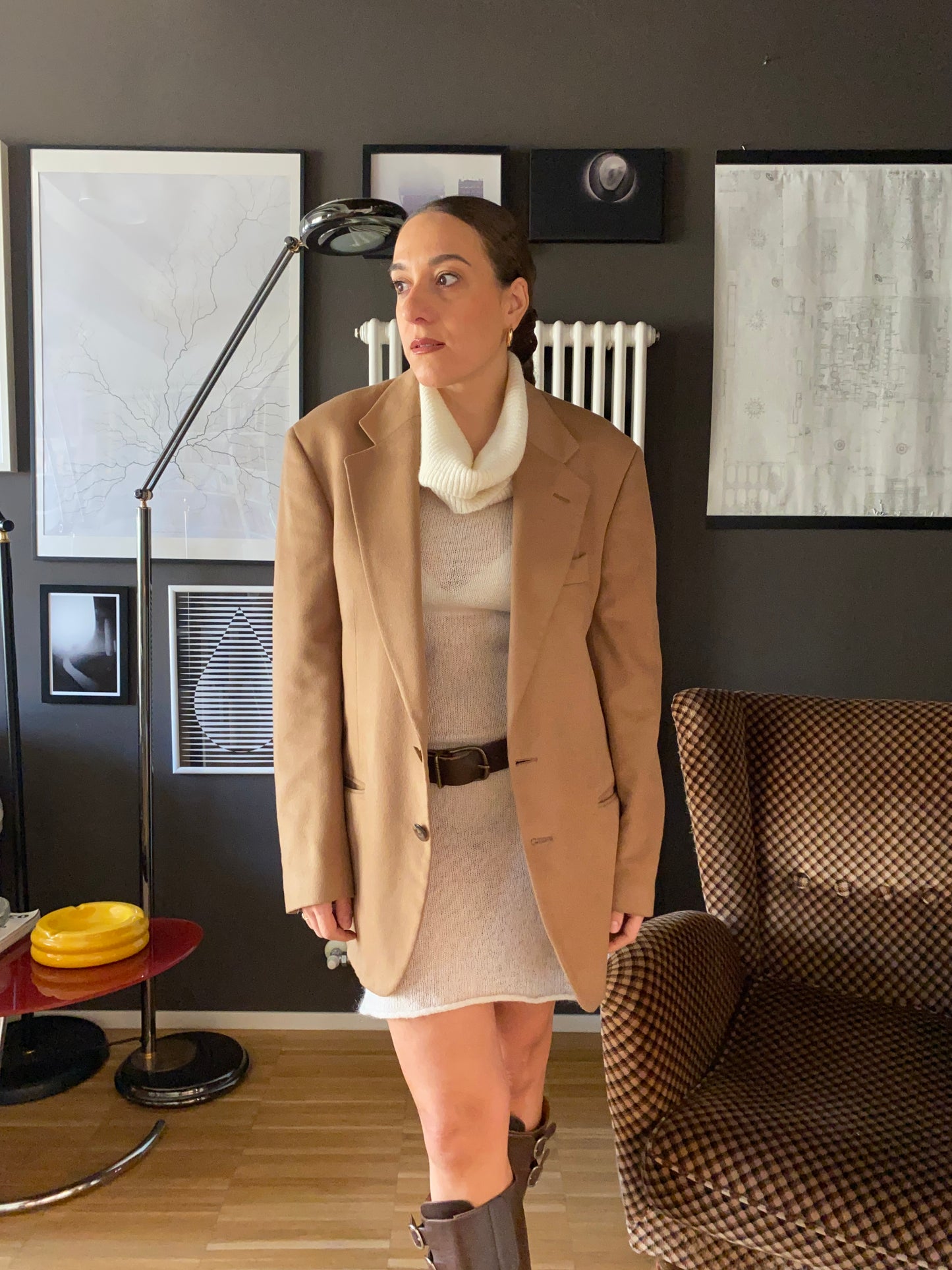 Blazer lana e cashmere