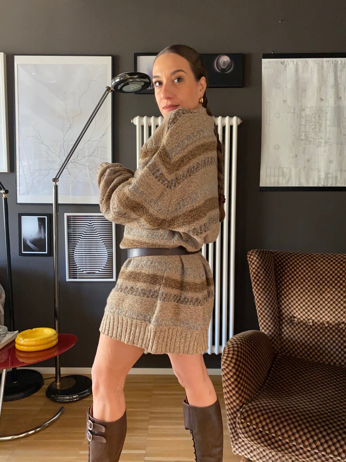 Maxi pullover vintage uomo