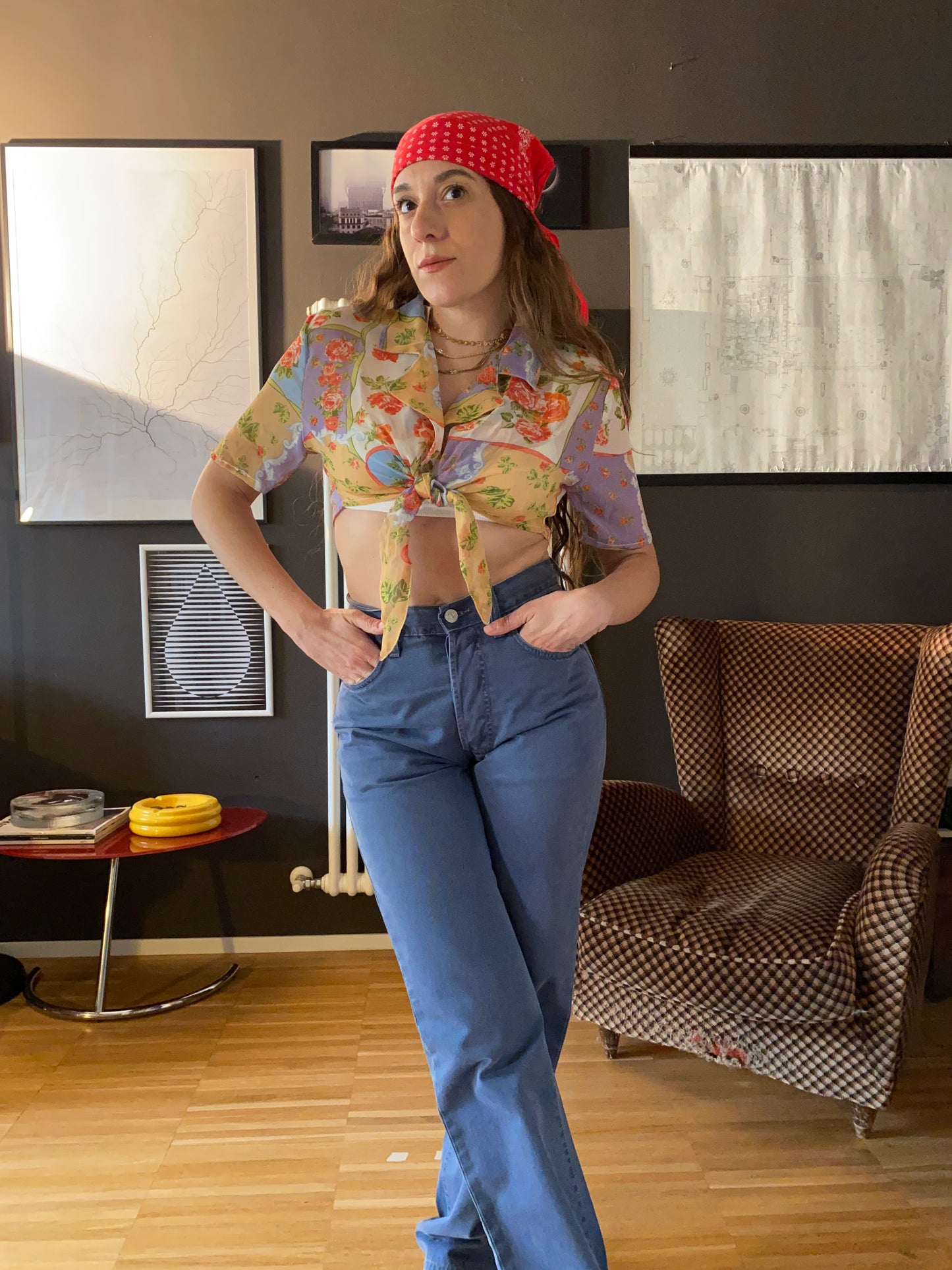 Camicia crop anni 90