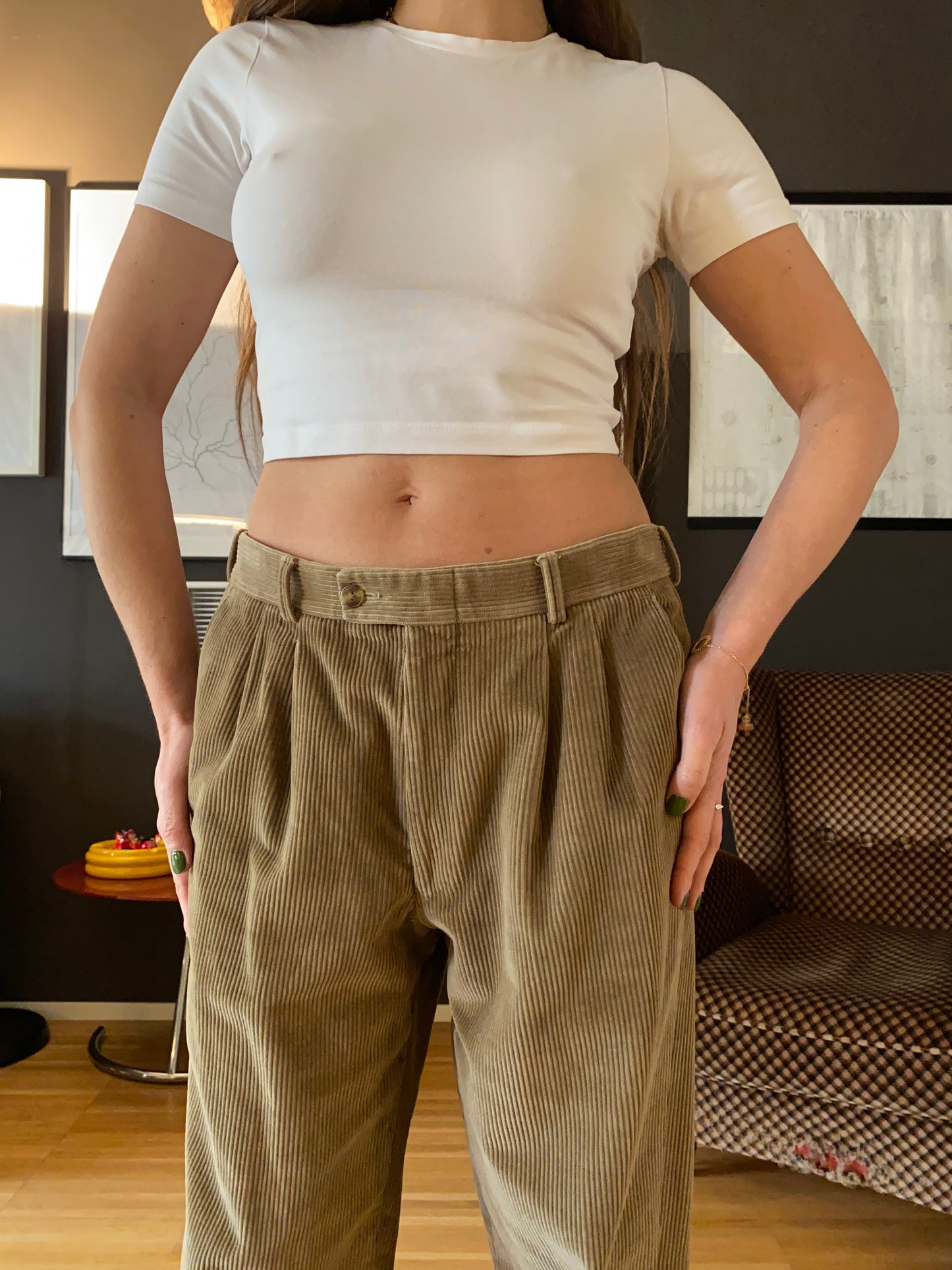 Pantaloni velluto a coste