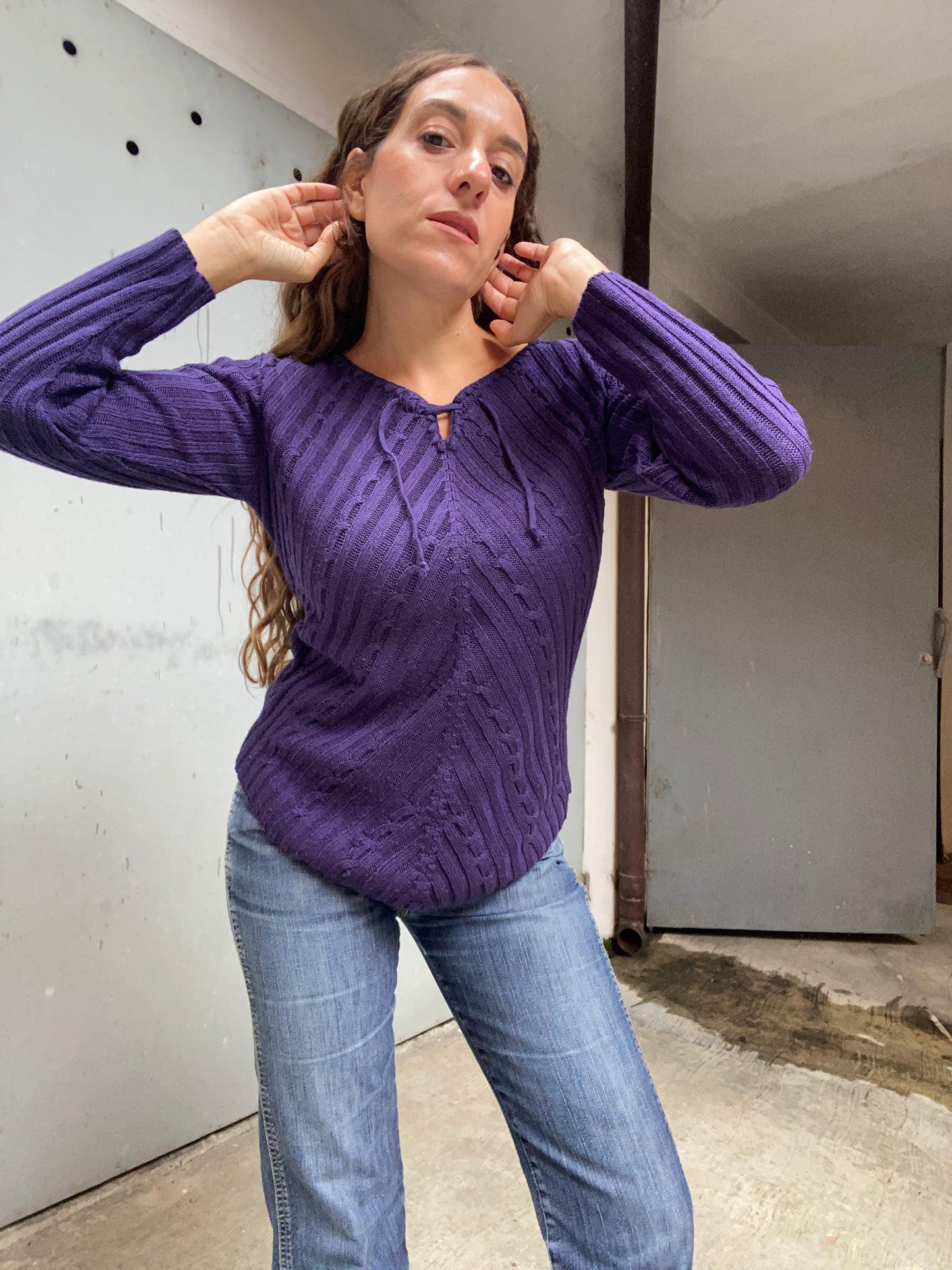 Maglia golfino a coste anni 2000