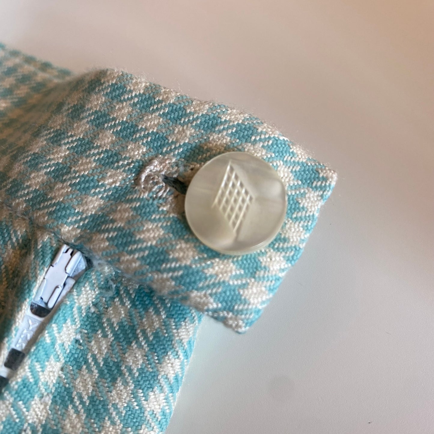 Gonna vichy bianco azzurro