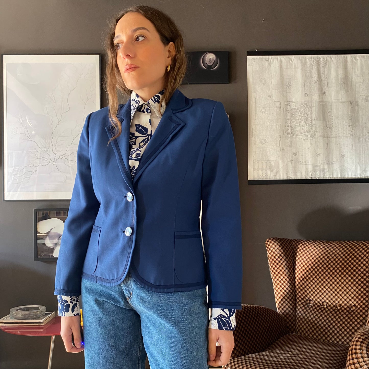 Blazer anni 60 slim fit vintage