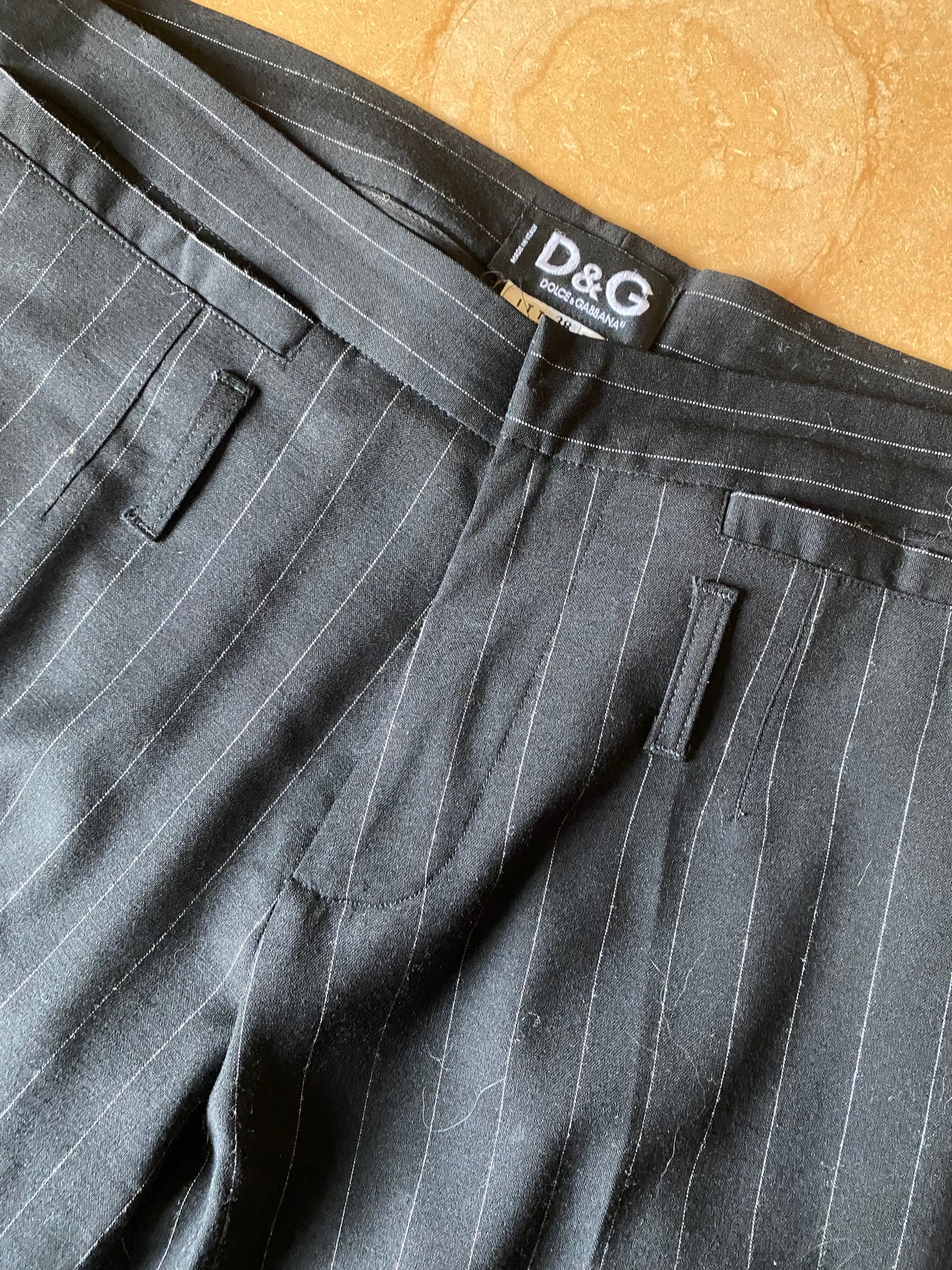 Pantaloni gessati D&G