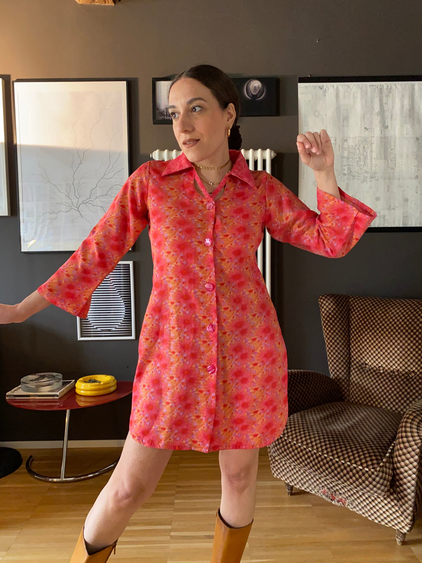 Abito anni 70 sartoriale