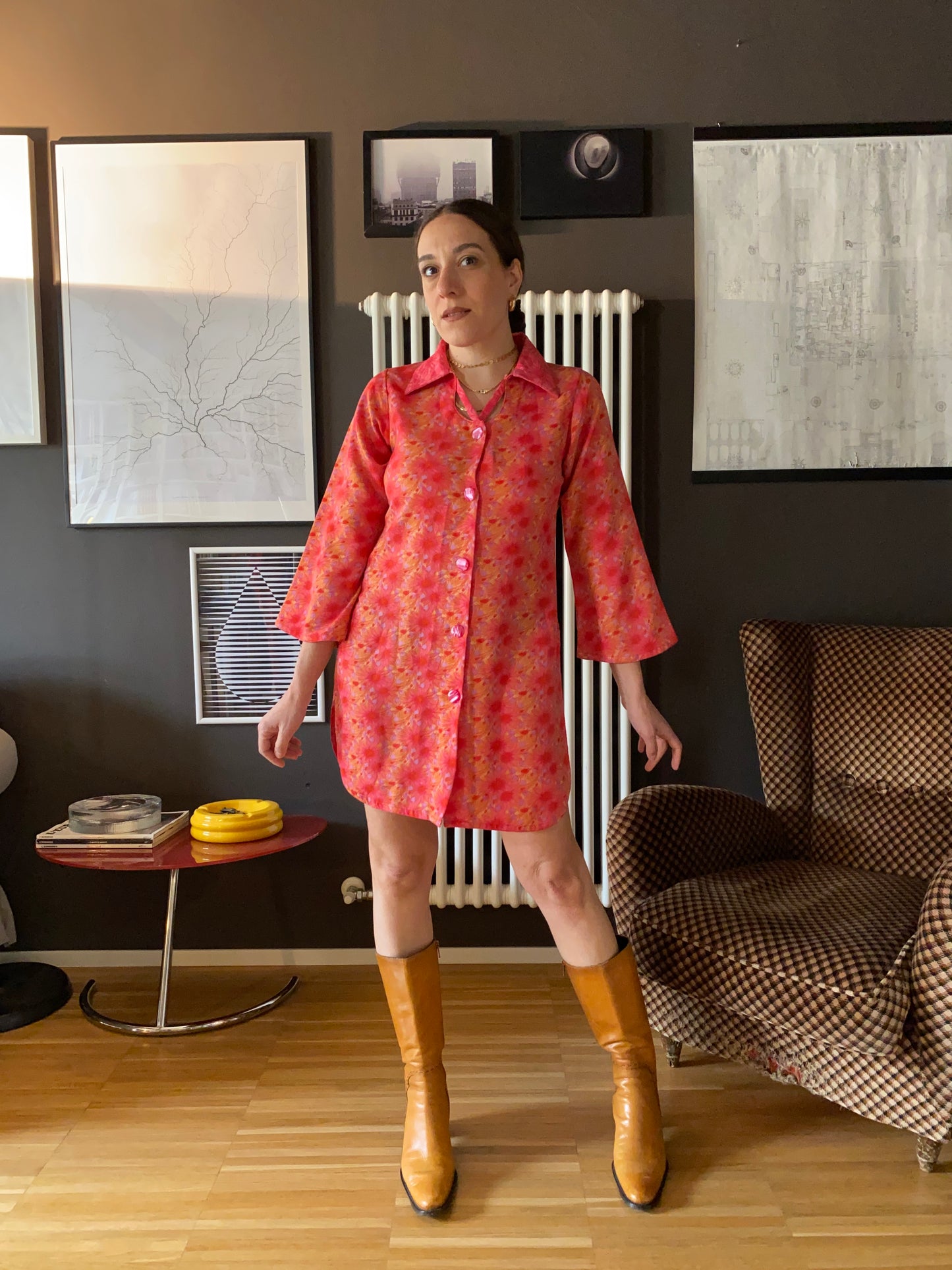 Abito anni 70 sartoriale