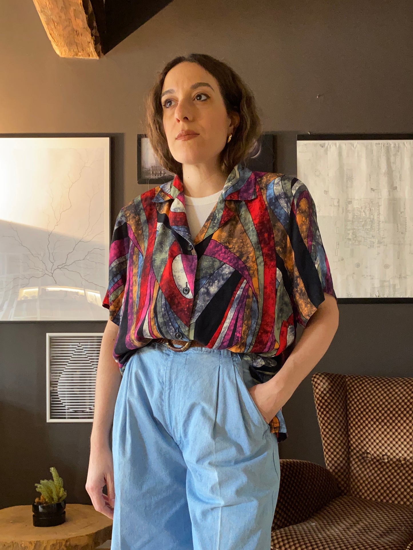 Camicia multicolor anni 90