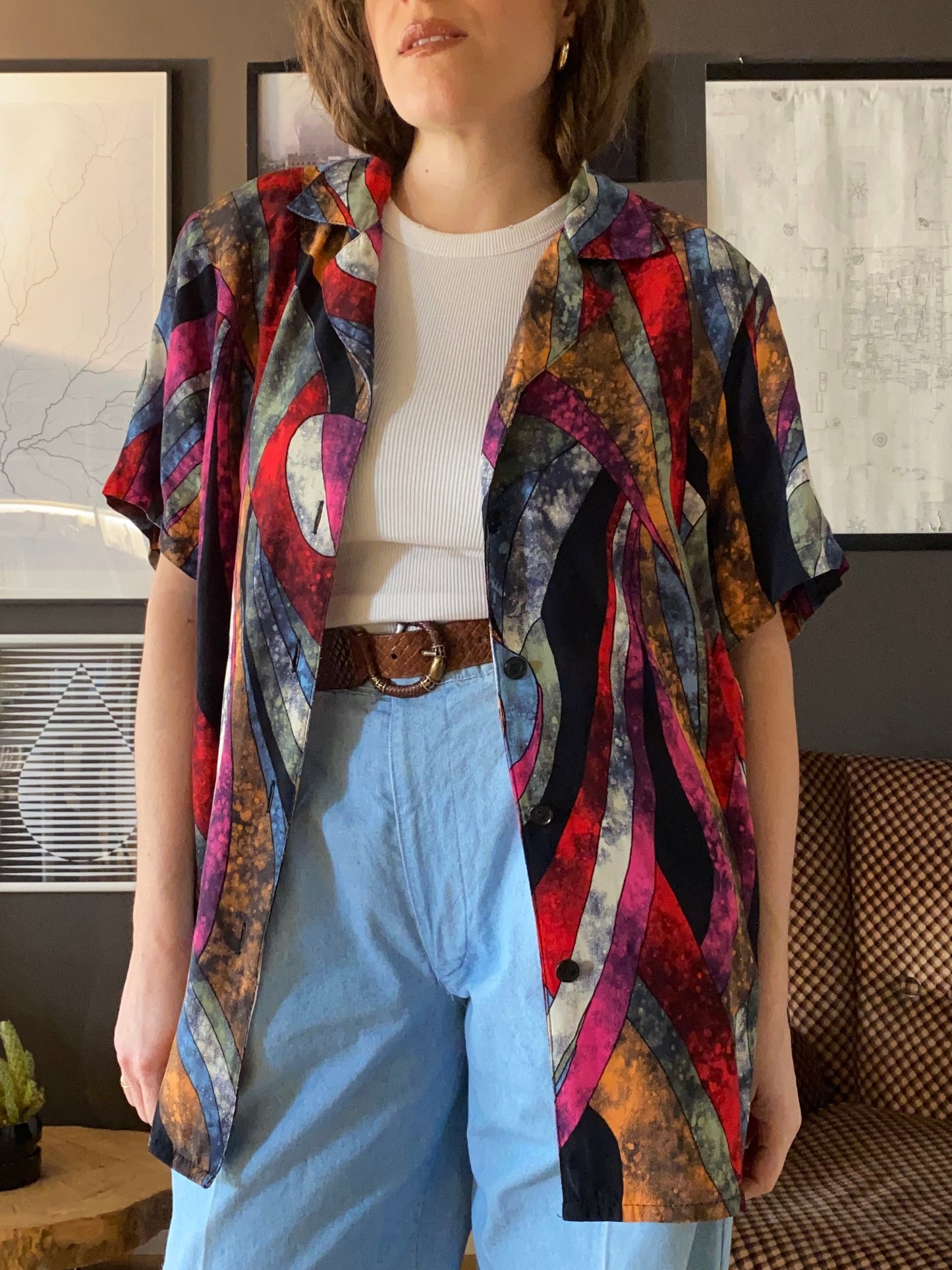 Camicia multicolor anni 90