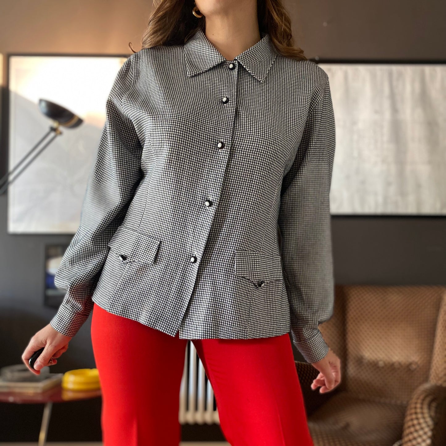 Camicia pied de poule