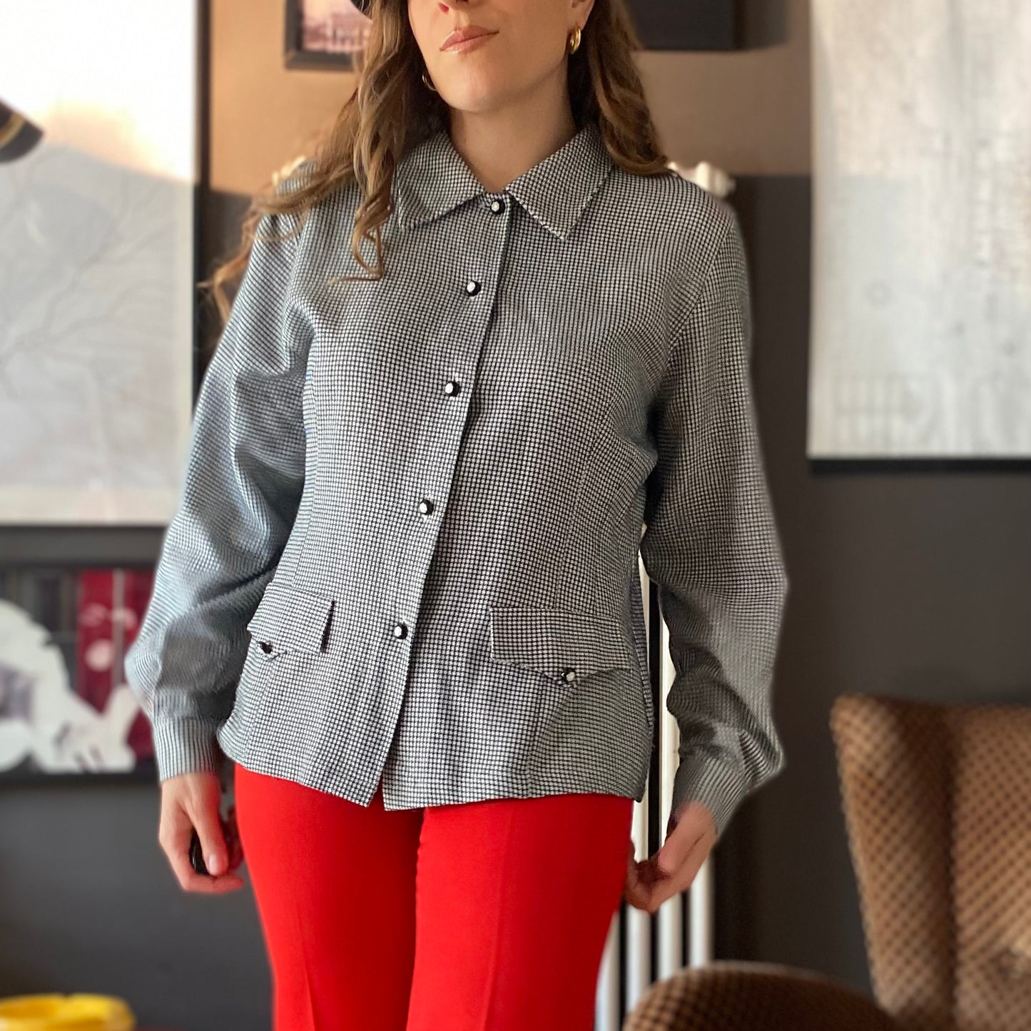 Camicia pied de poule