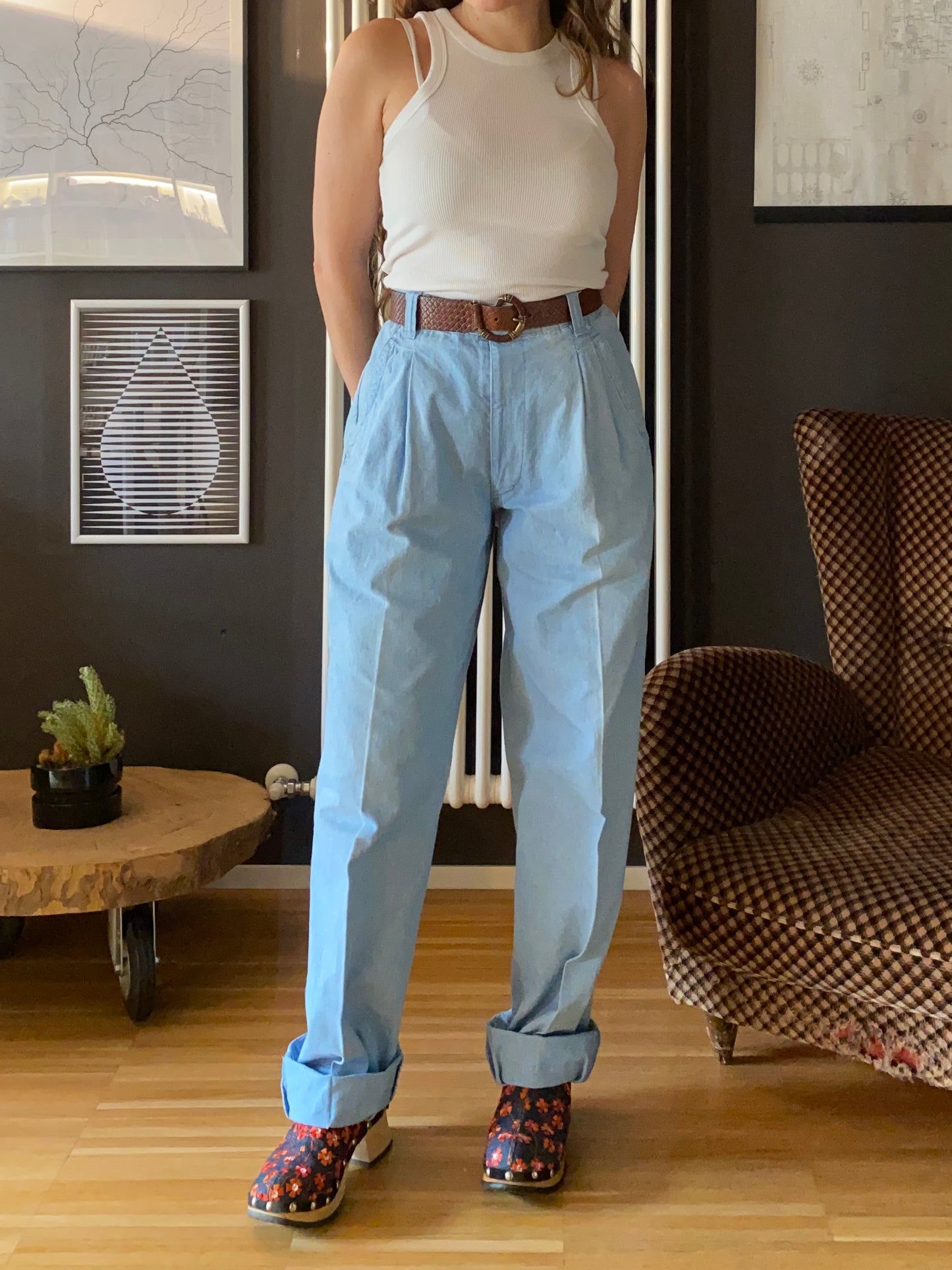 Pantaloni denim Valentino