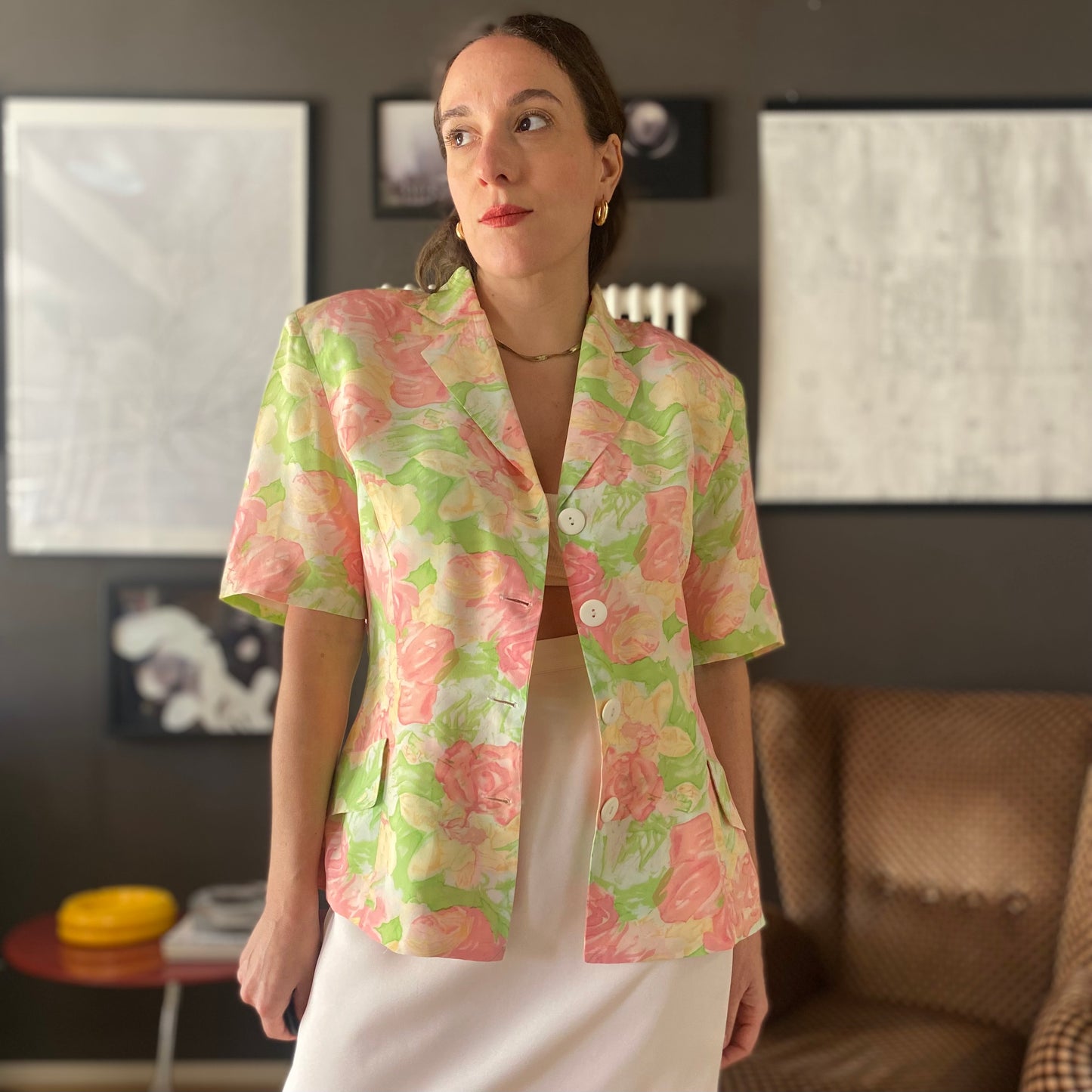 Blazer in seta anni 80