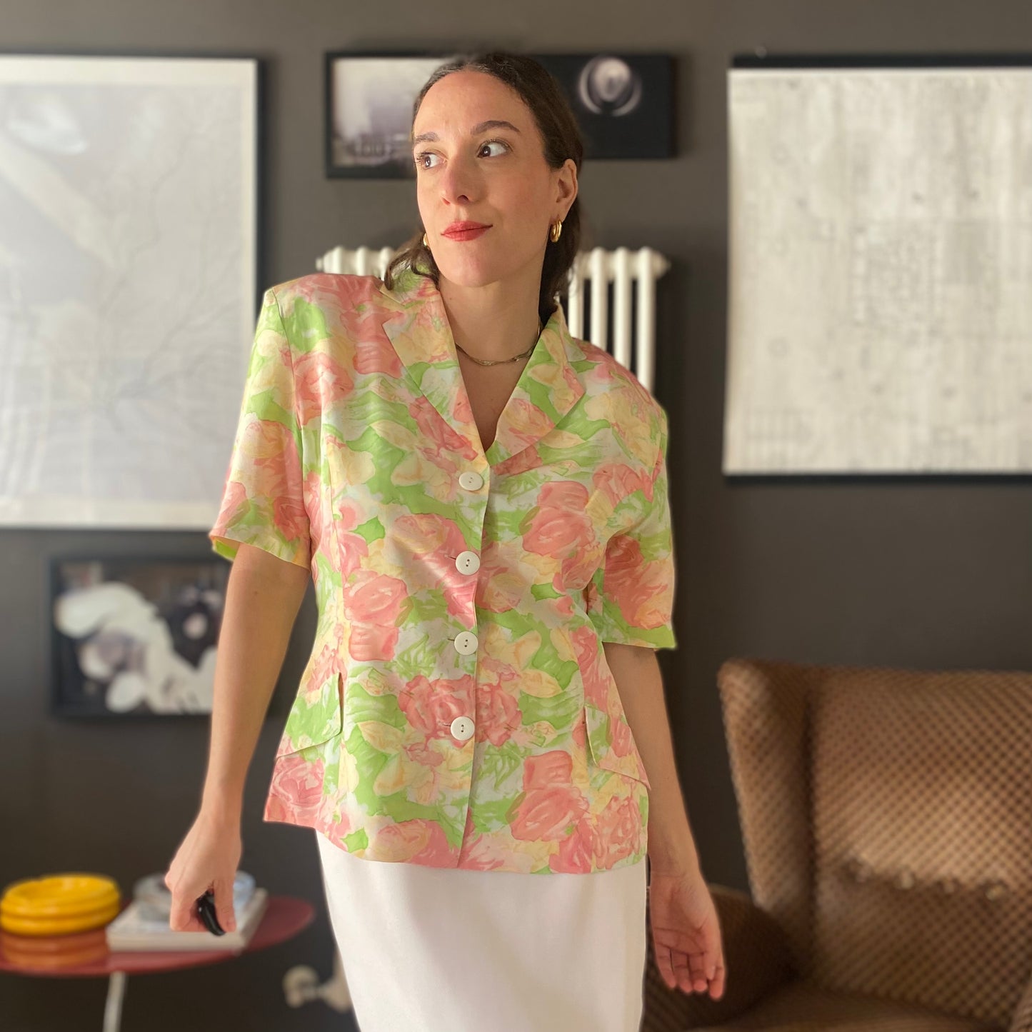 Blazer in seta anni 80