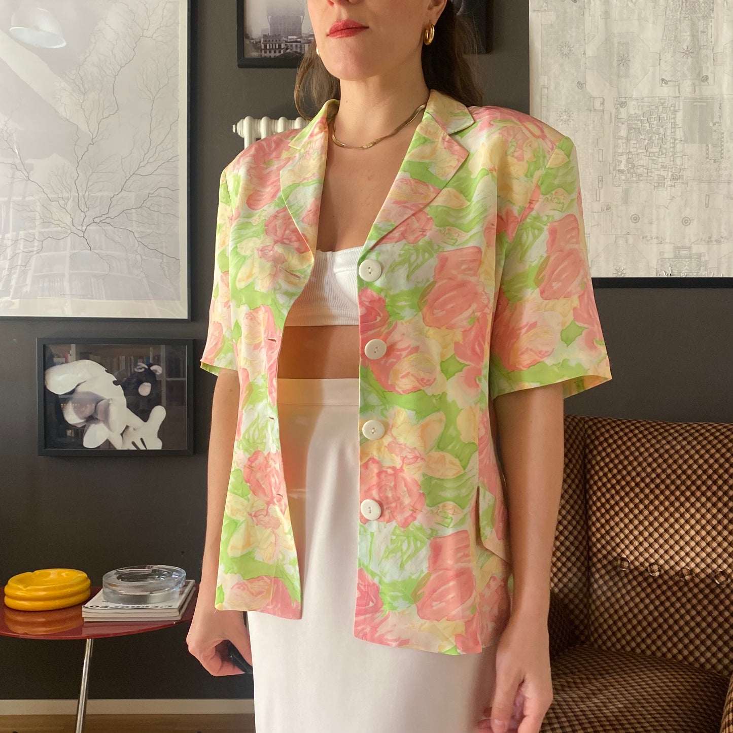 Blazer in seta anni 80