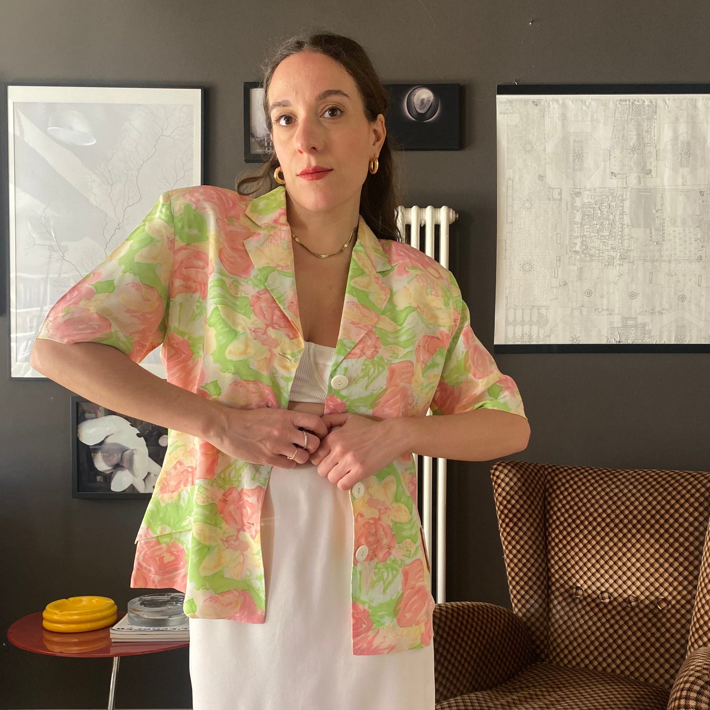 Blazer in seta anni 80