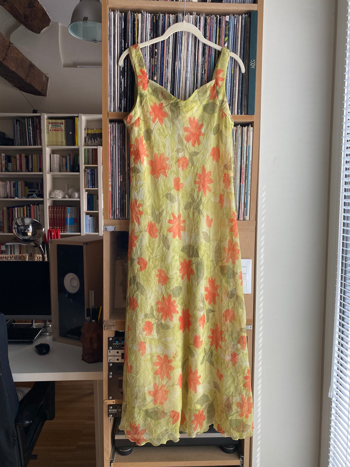 Abito anni 90 con sottoveste