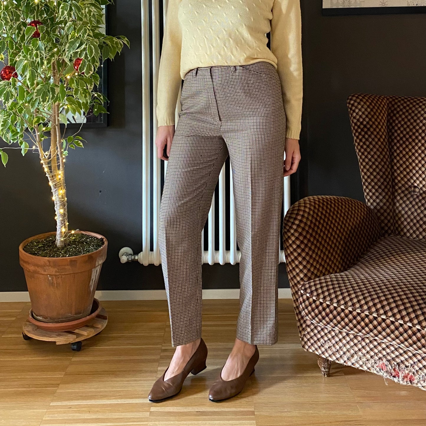 Pantalone tartan lana