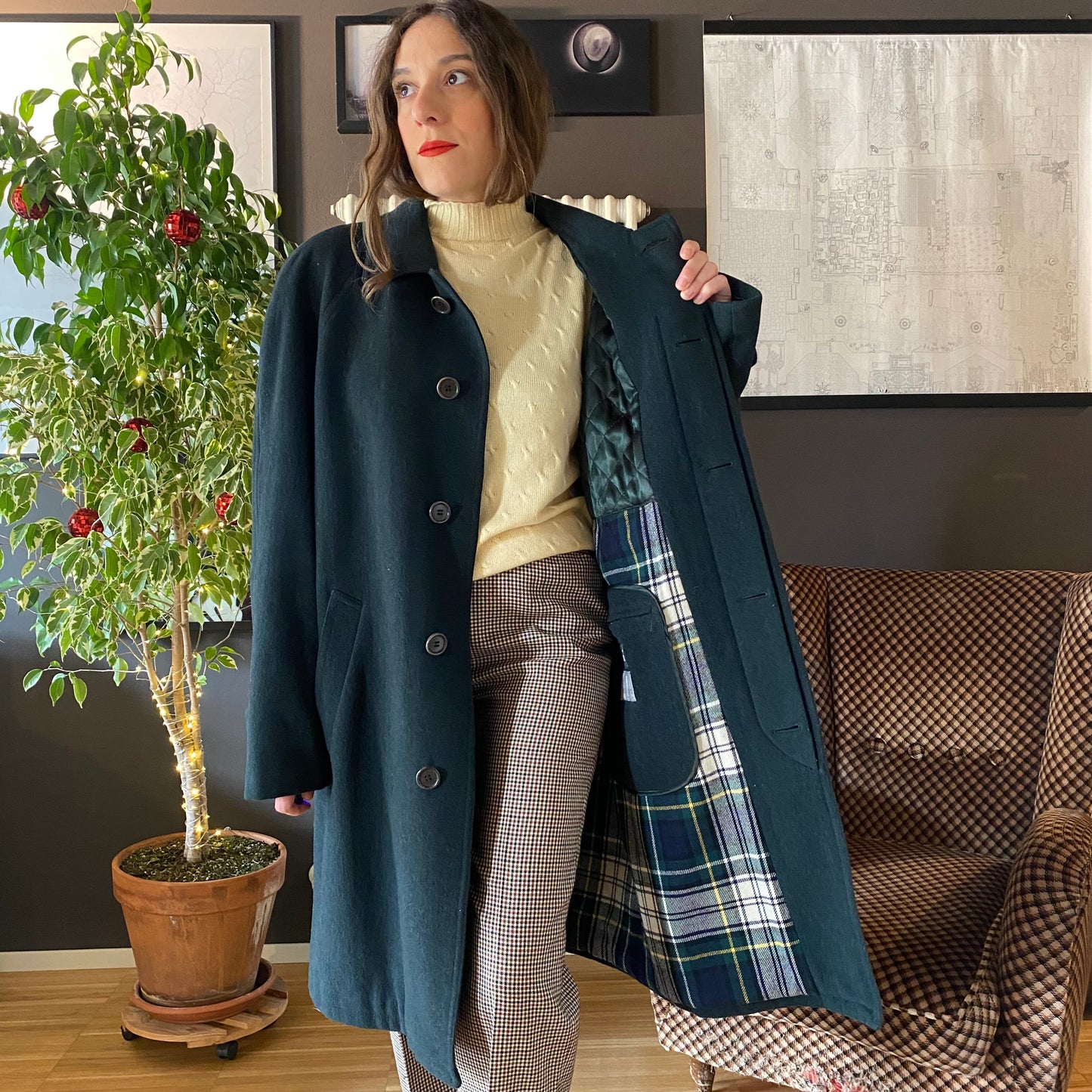 Cappotto loden verde