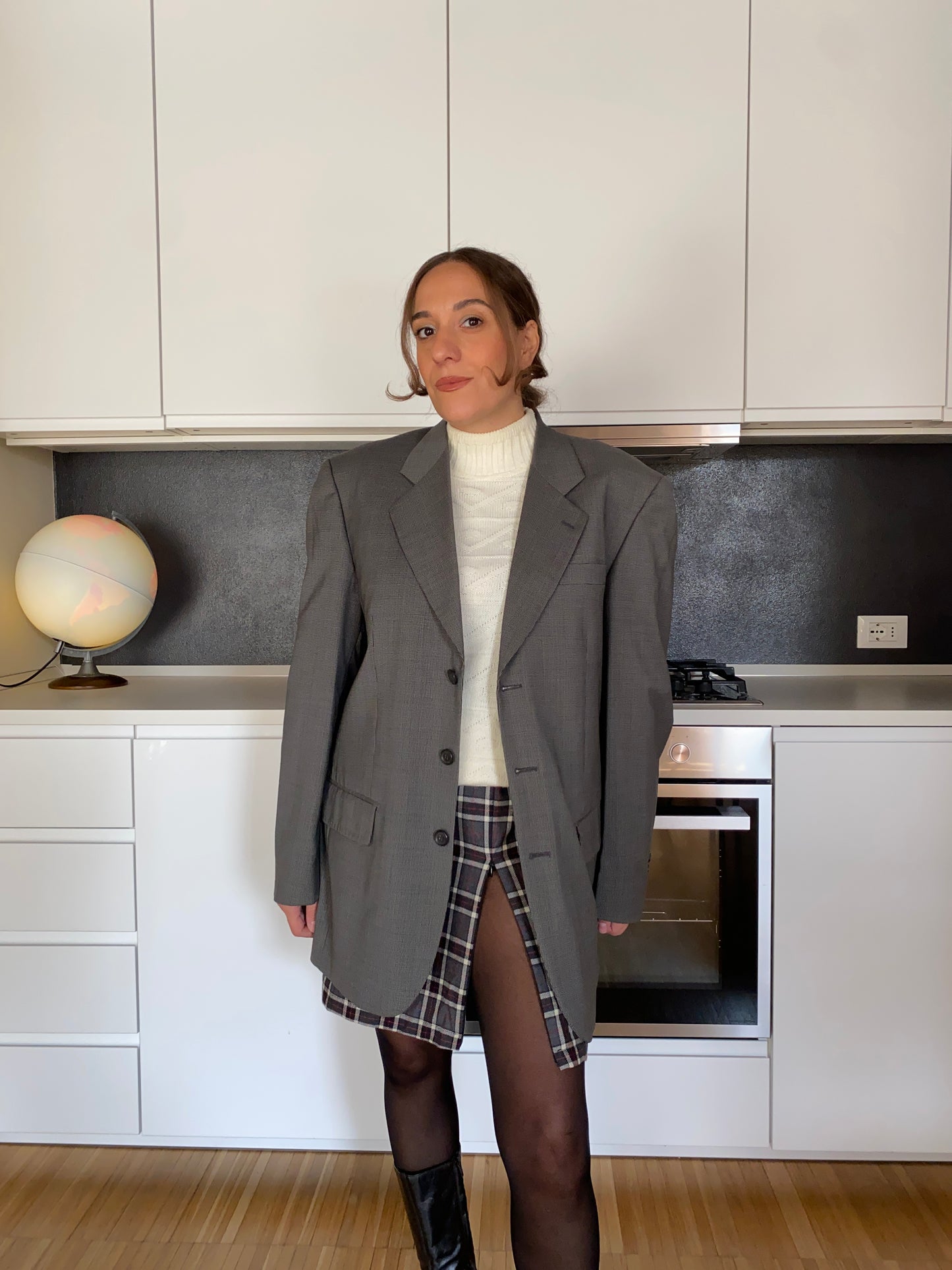 Blazer grigio pied de poule