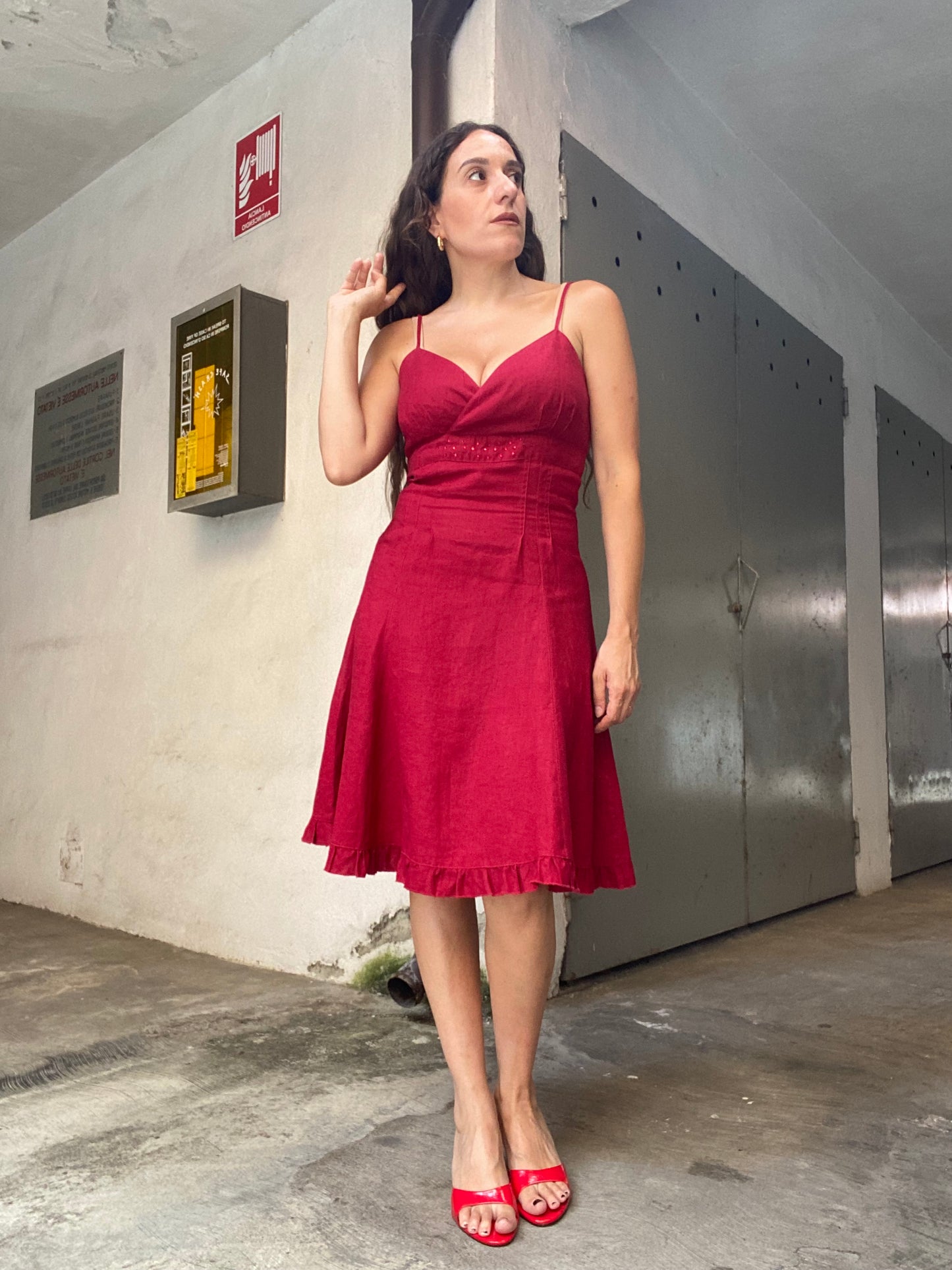 Abito Y2K con strass