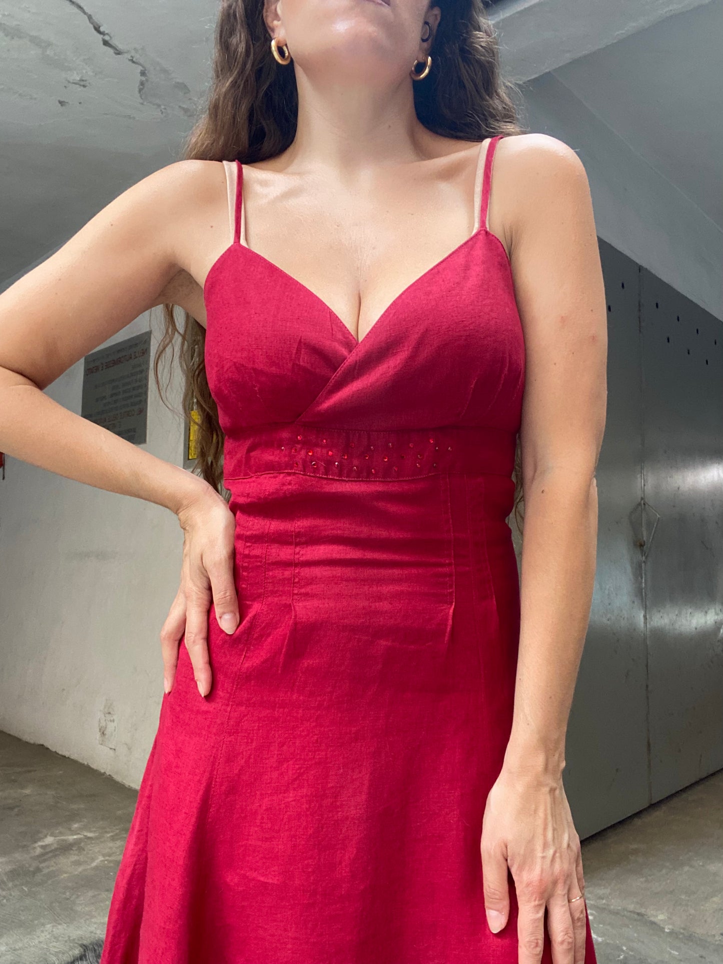 Abito Y2K con strass