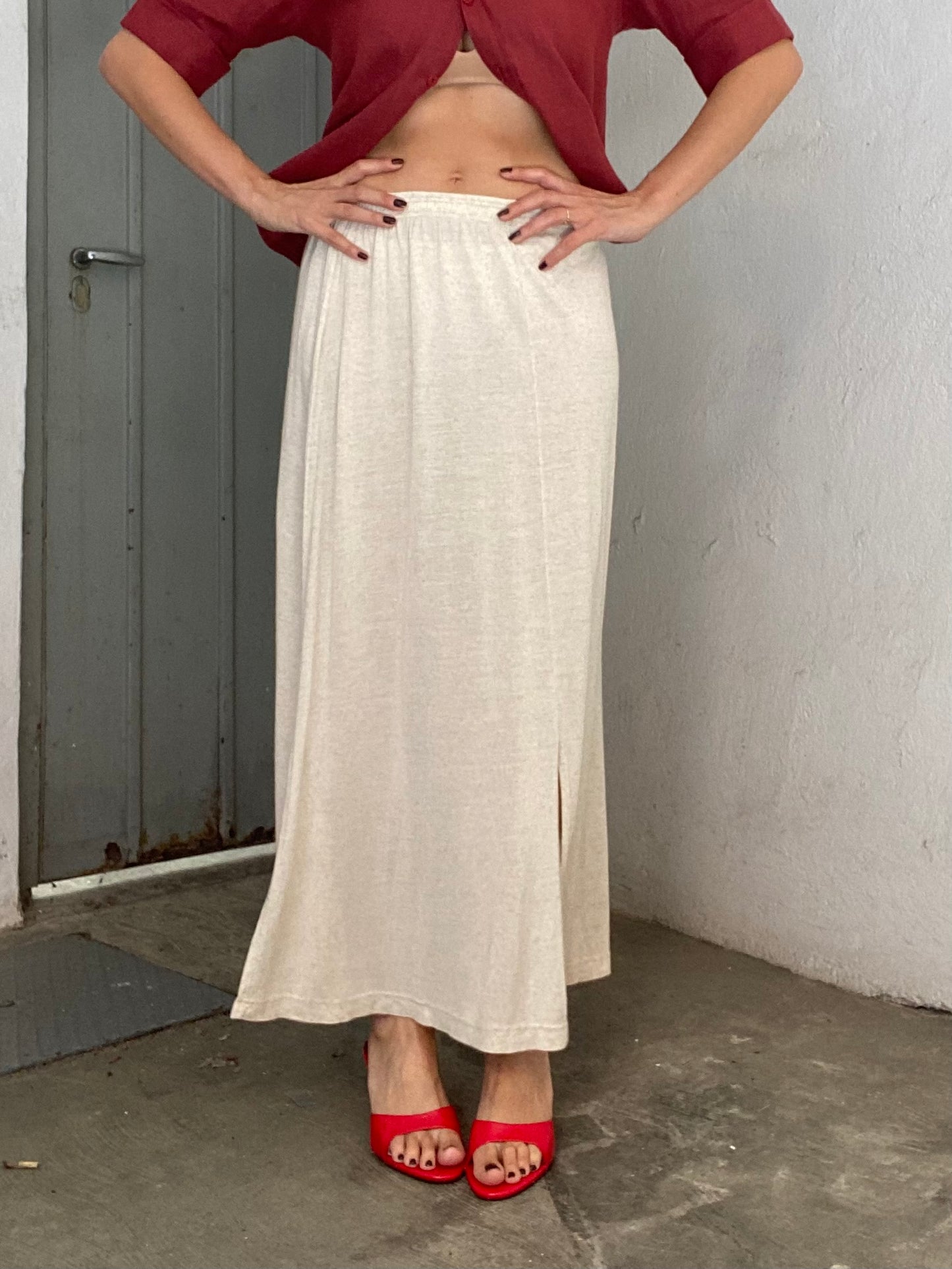 Gonna maxi con spacchi