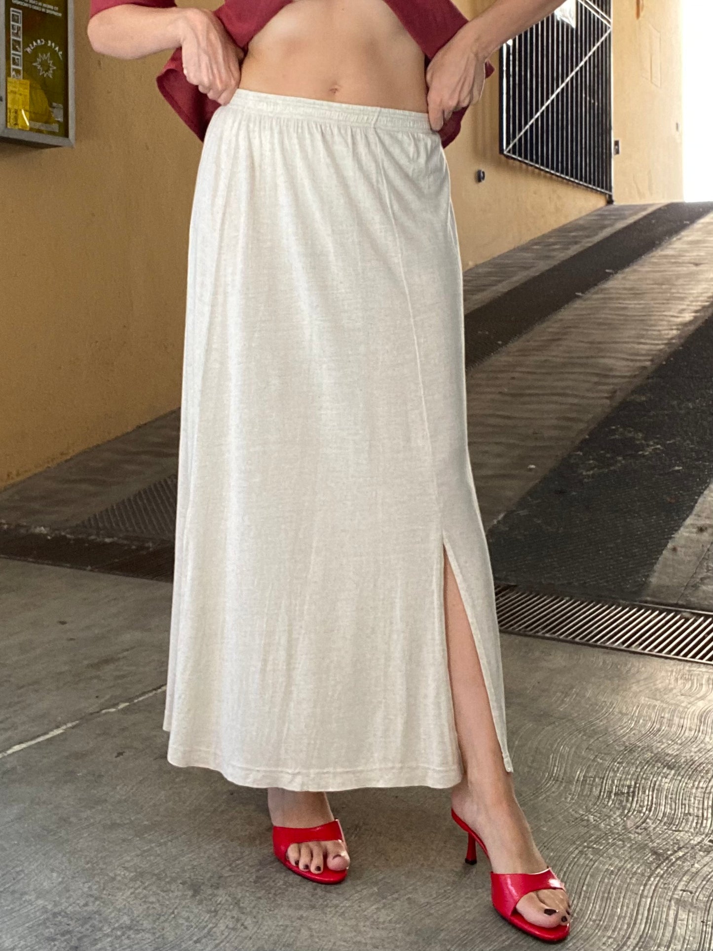 Gonna maxi con spacchi