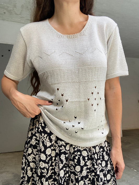 T-shirt anni 80 in maglina