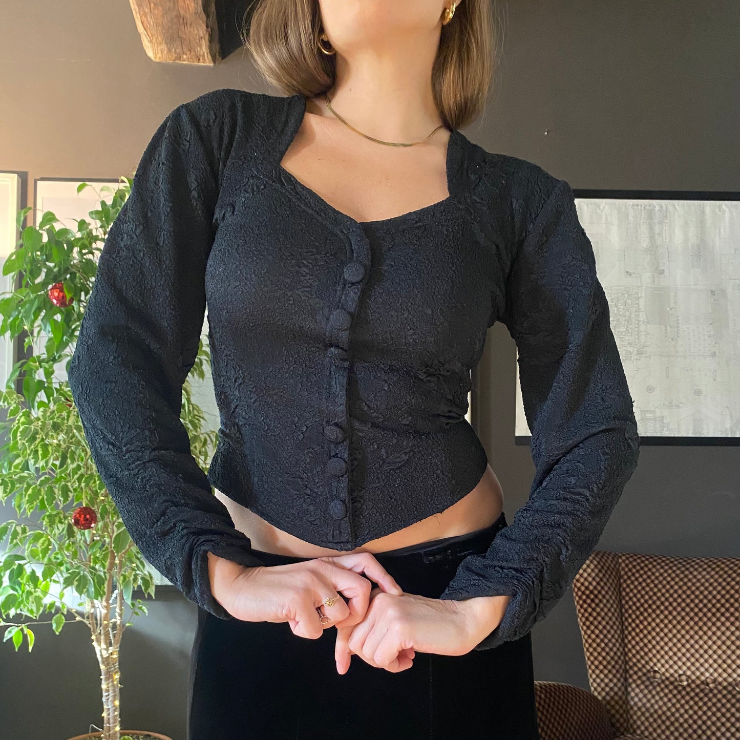 Corsetto maniche lunghe anni 90