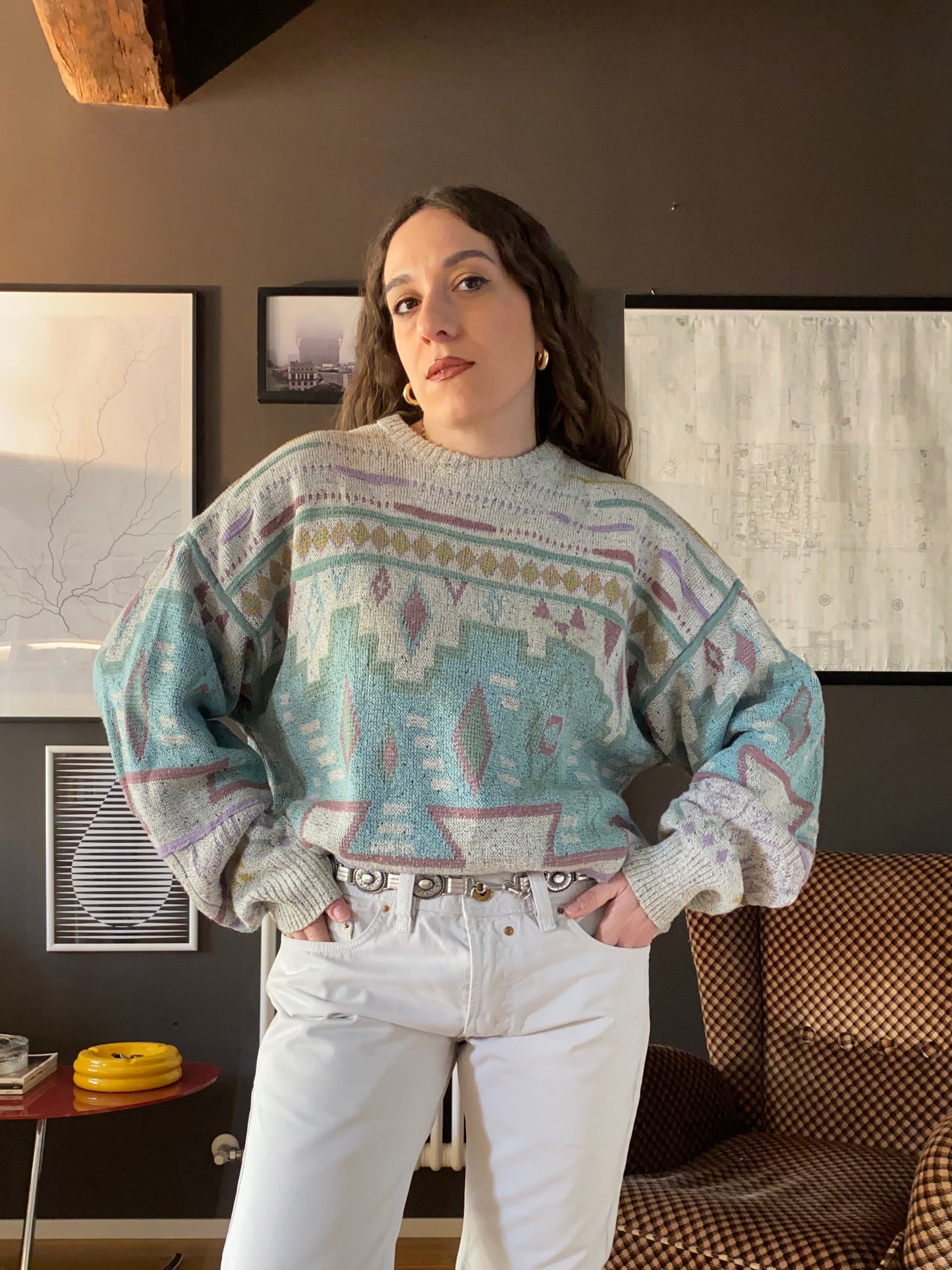 Maglioncino multicolor anni 90