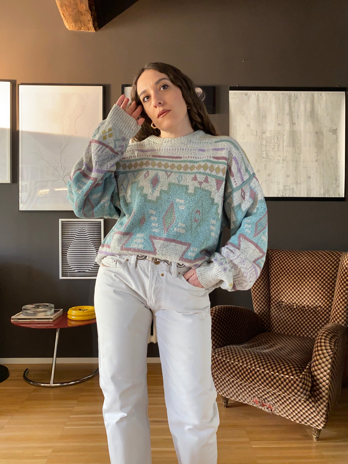 Maglioncino multicolor anni 90