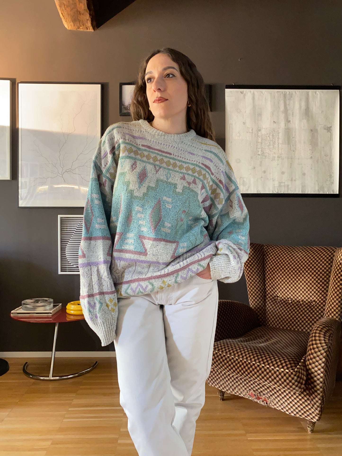 Maglioncino multicolor anni 90