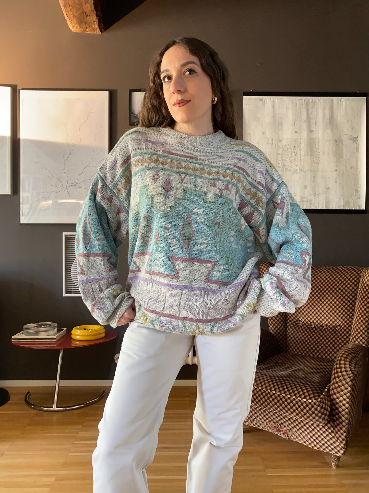 Maglioncino multicolor anni 90