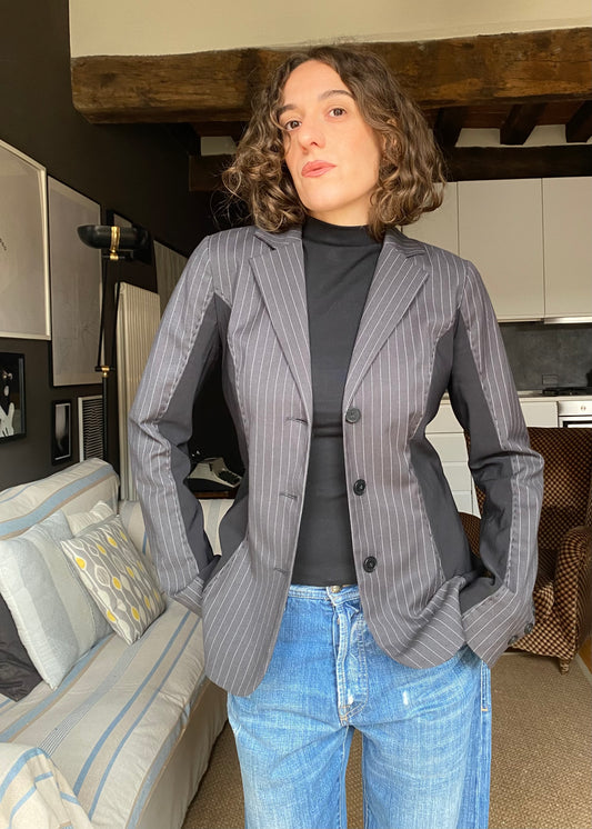Blazer gessato Y2K Denny Rose
