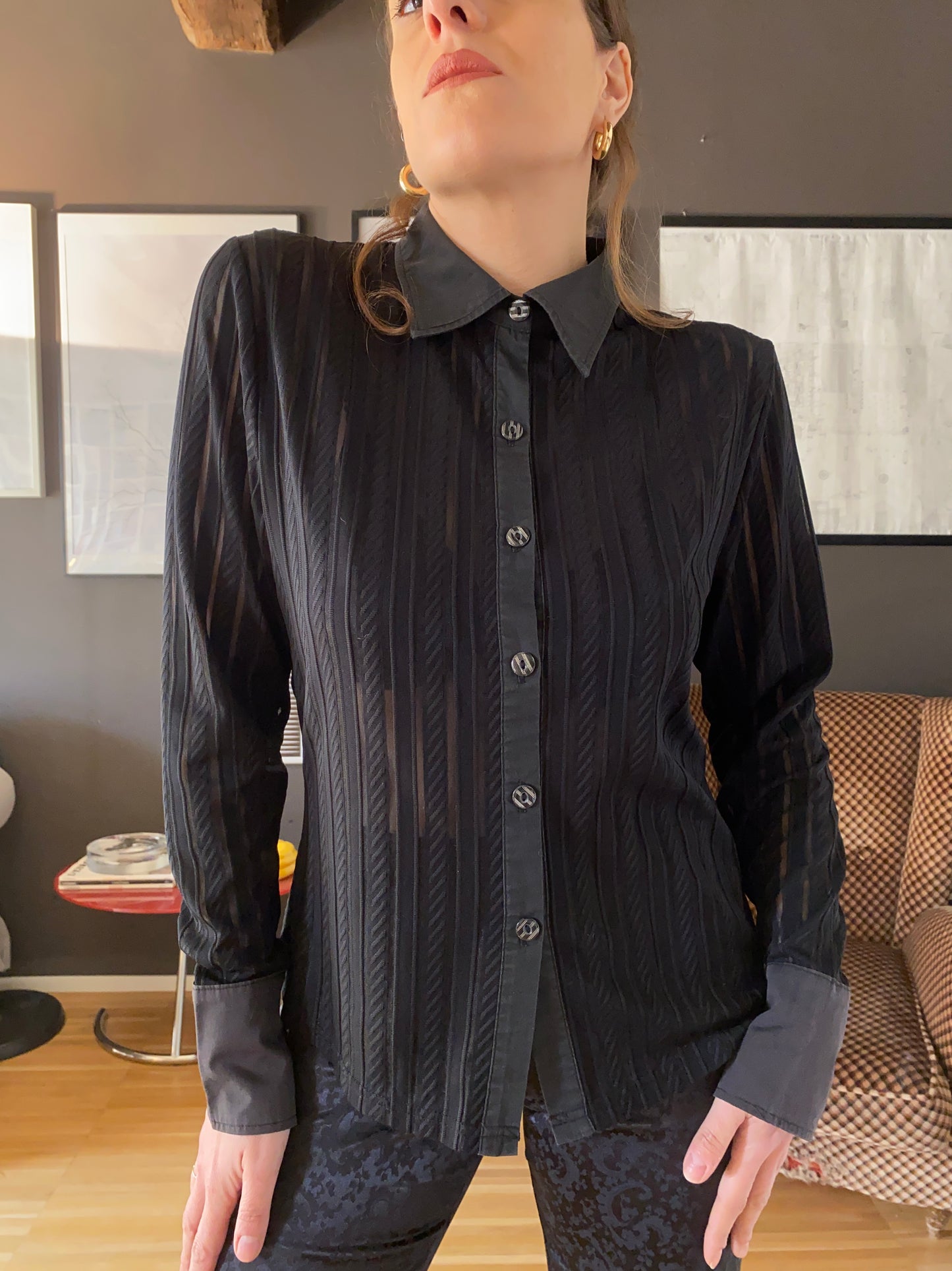 Camicia anni 2000 trasparente