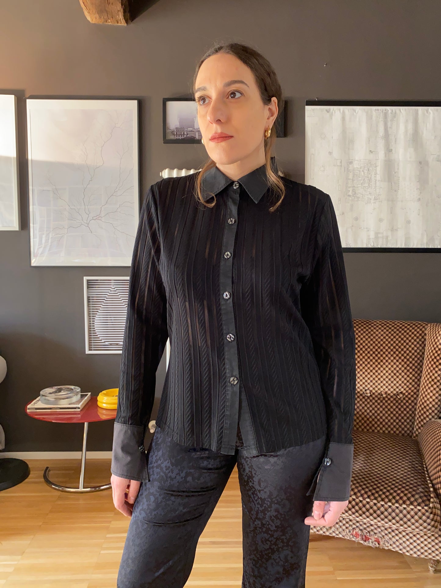 Camicia anni 2000 trasparente