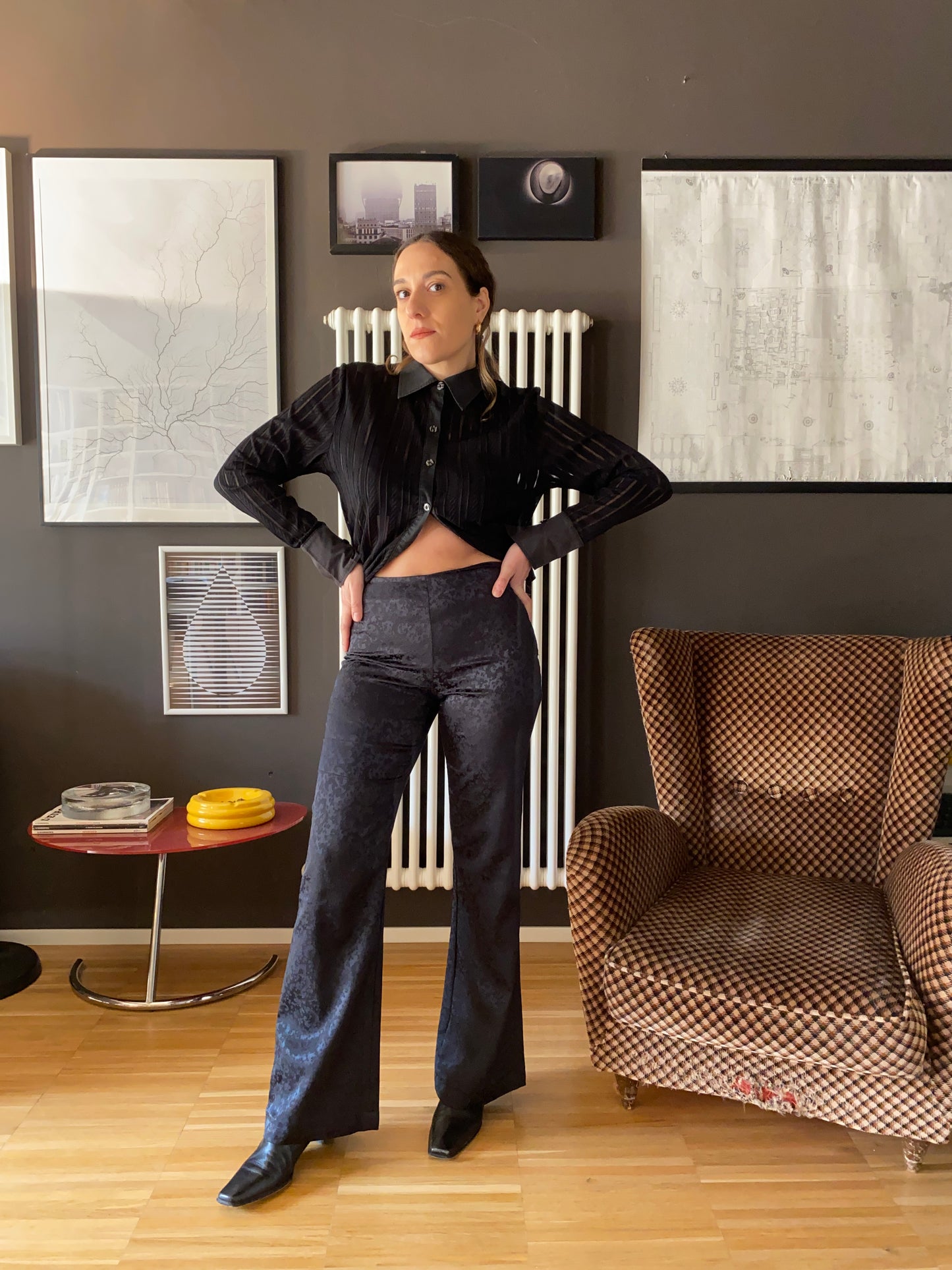 Pantaloni a zampa Phard