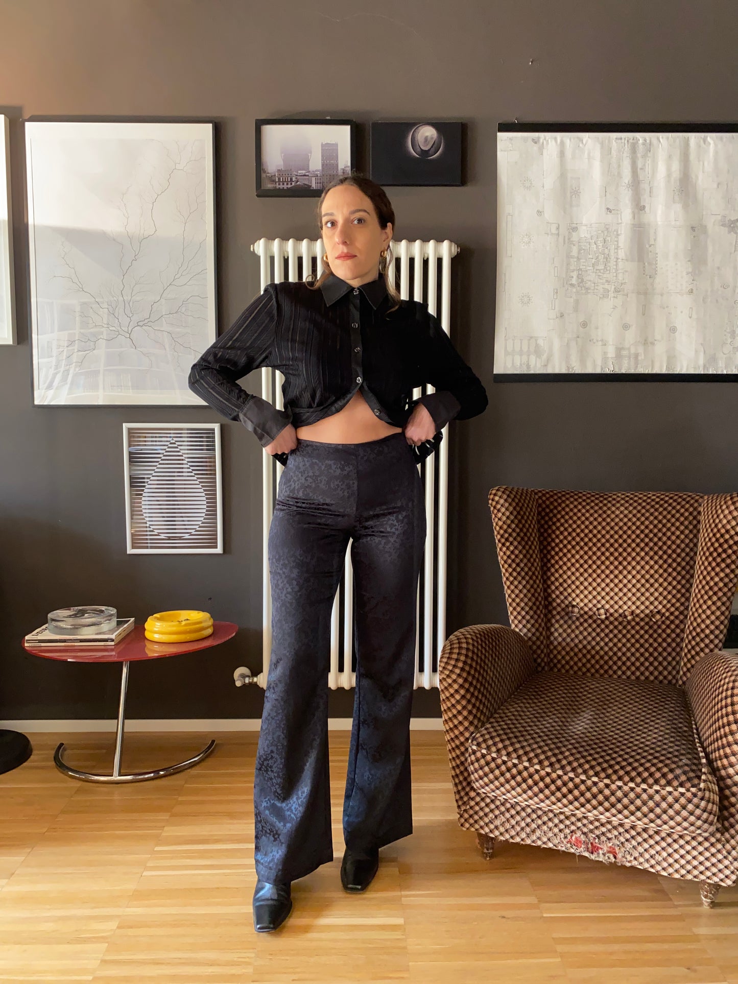 Pantaloni a zampa Phard