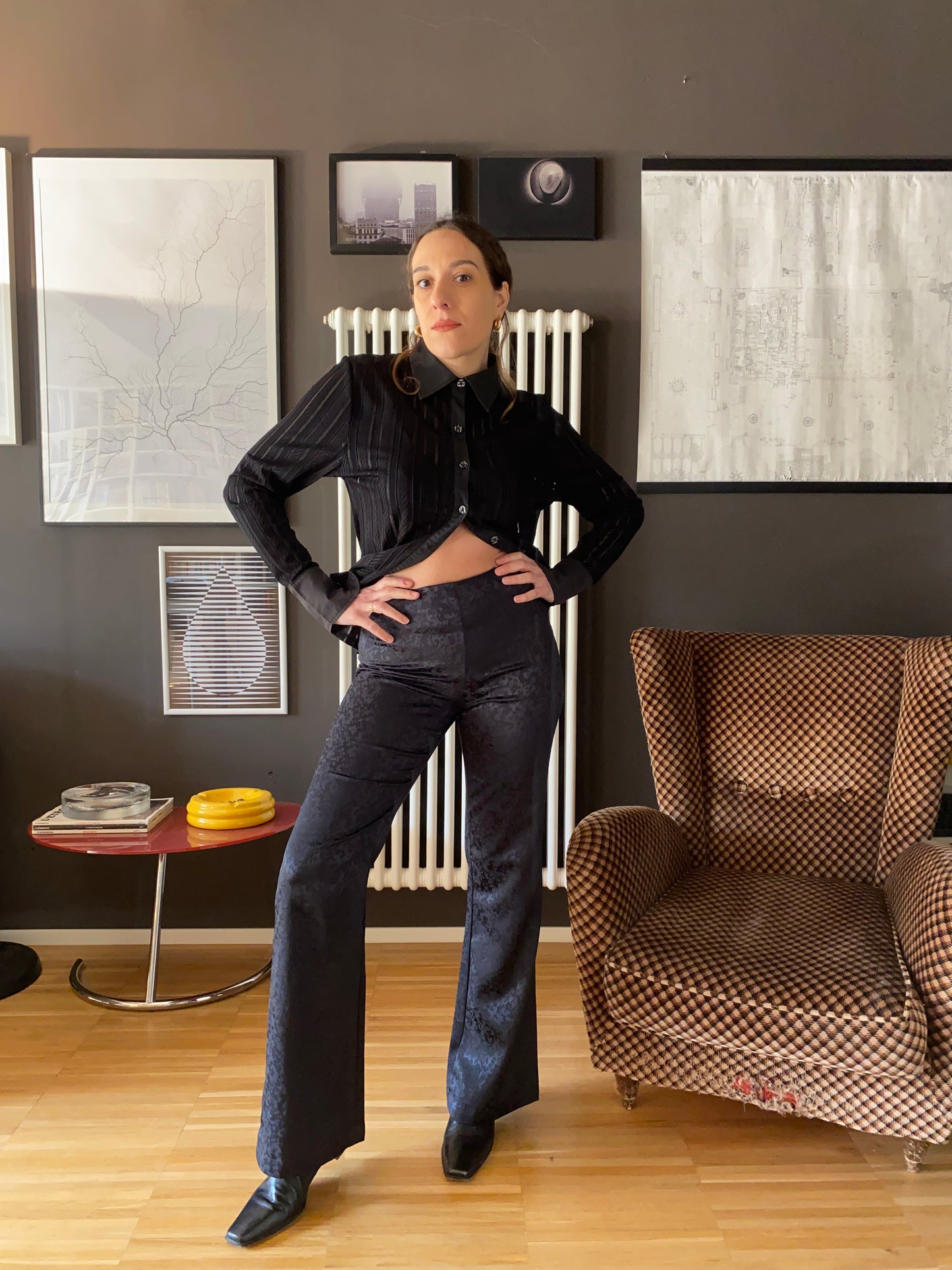 Pantaloni a zampa Phard