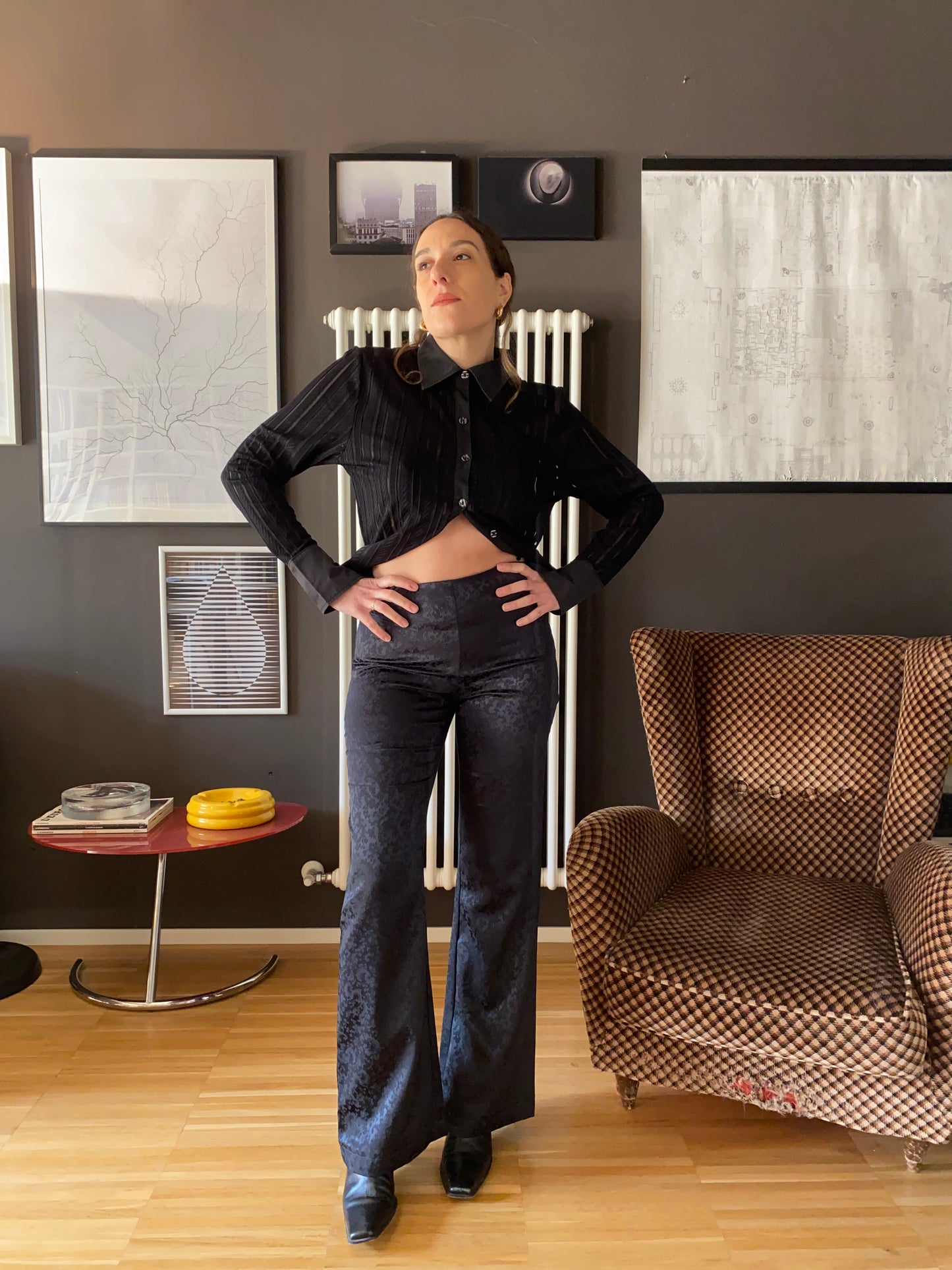 Pantaloni a zampa Phard