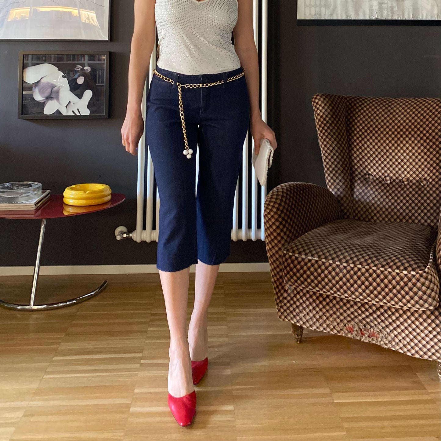 Pinocchietti Moschino low waist