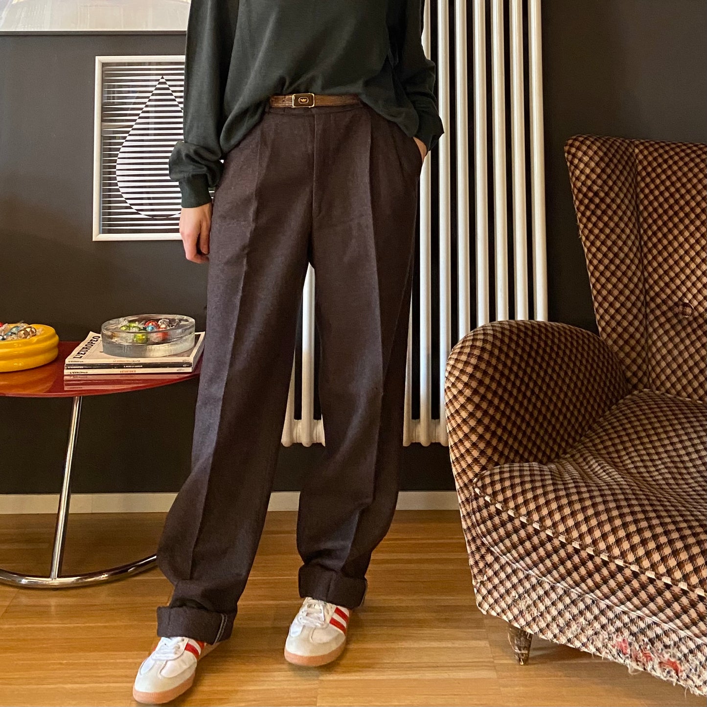 Pantalone classico lana