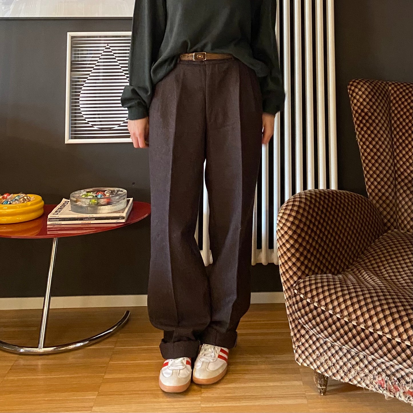 Pantalone classico lana