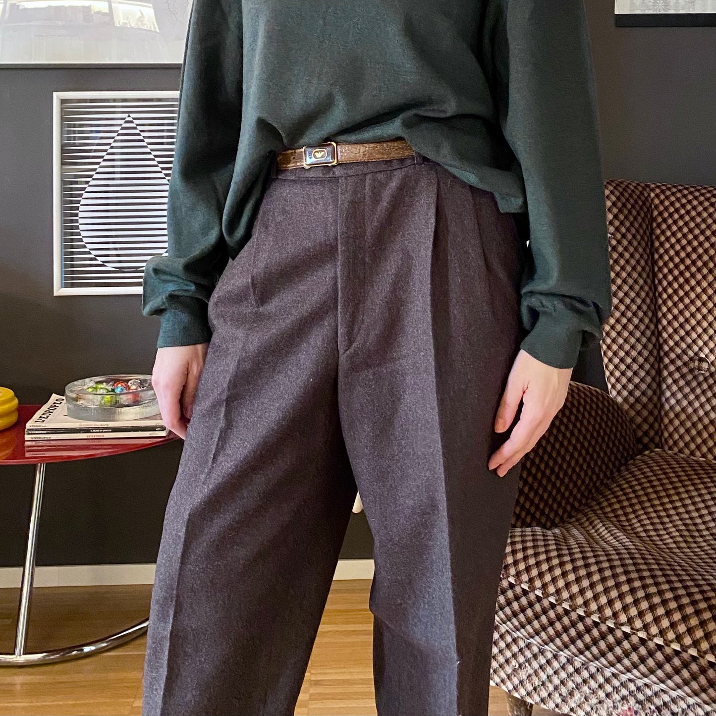 Pantalone classico lana